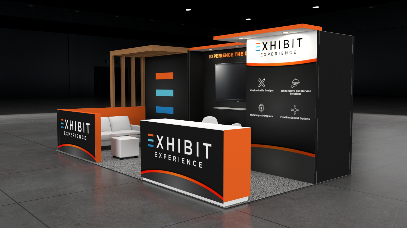 10 x 20 Affordable Trade Show Exhibit Rental Package – Option 2 — 10x20 10x20 Exhibit Rentals exhibit rental in Las Vegas, catalog image 5