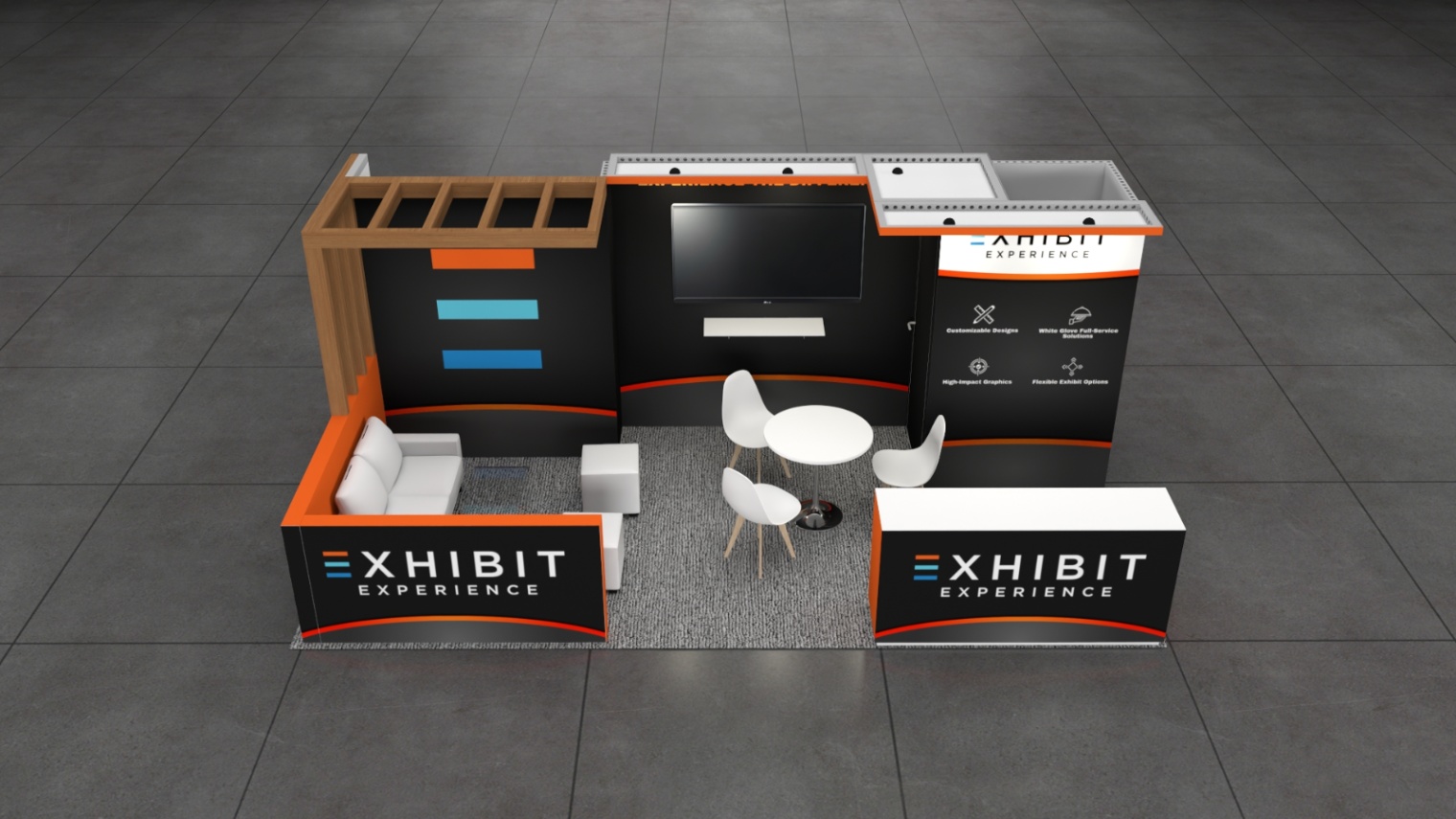 10 x 20 Affordable Trade Show Exhibit Rental Package – Option 2 — 10x20 10x20 Exhibit Rentals exhibit rental in Las Vegas, catalog image 7