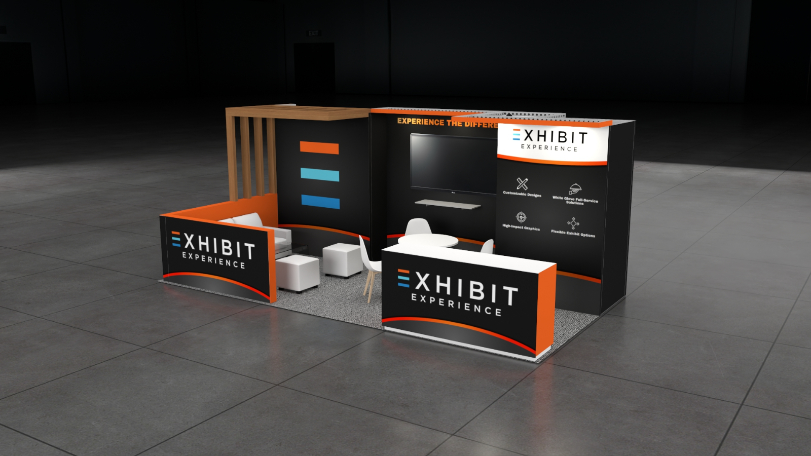 10 x 20 Affordable Trade Show Exhibit Rental Package – Option 2 — 10x20 10x20 Exhibit Rentals exhibit rental in Las Vegas, catalog image 3