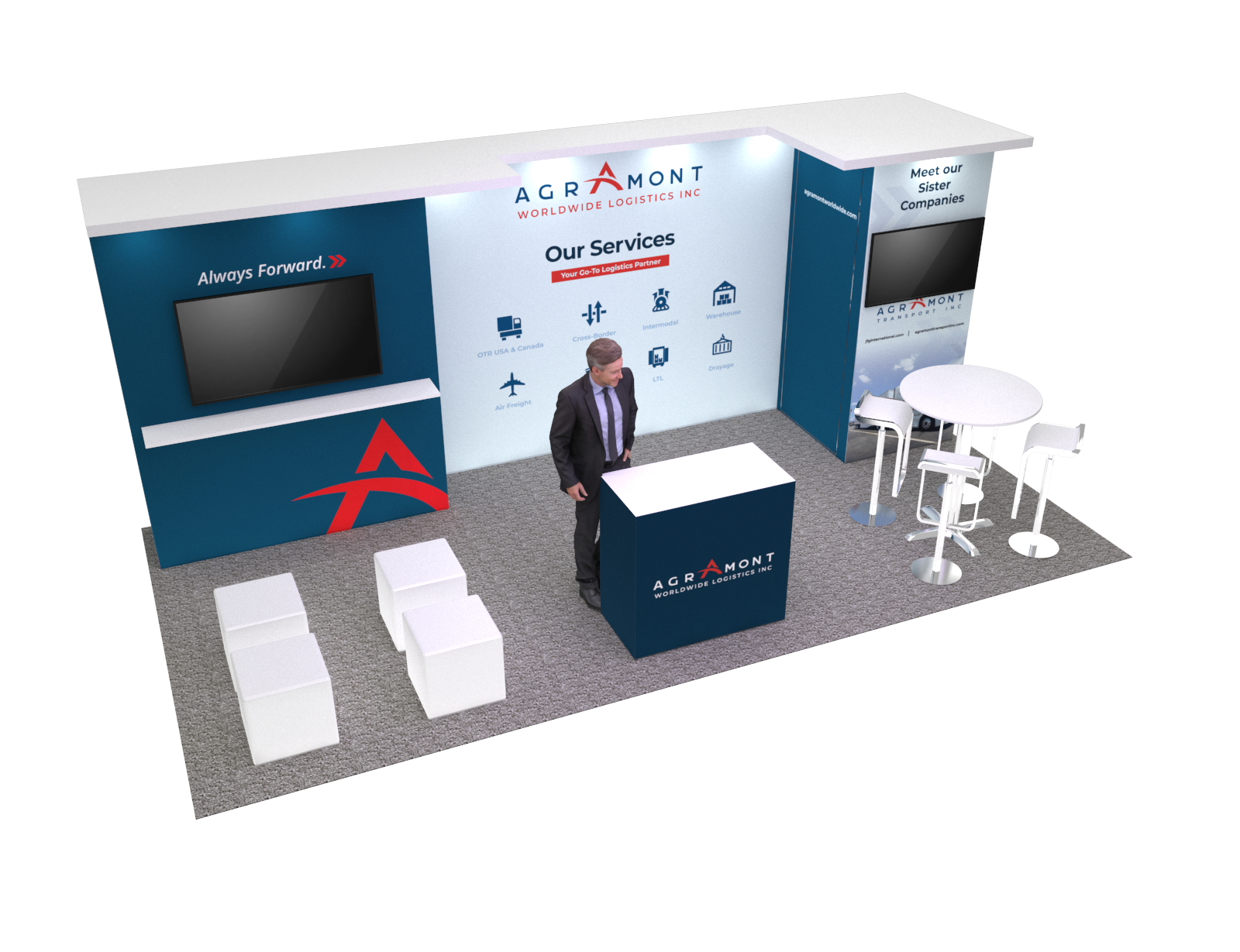 10 x 20 Trade Show Exhibit Booth Rental — 10x20 Custom & Modular Exhibits exhibit rental in Las Vegas, catalog image 2