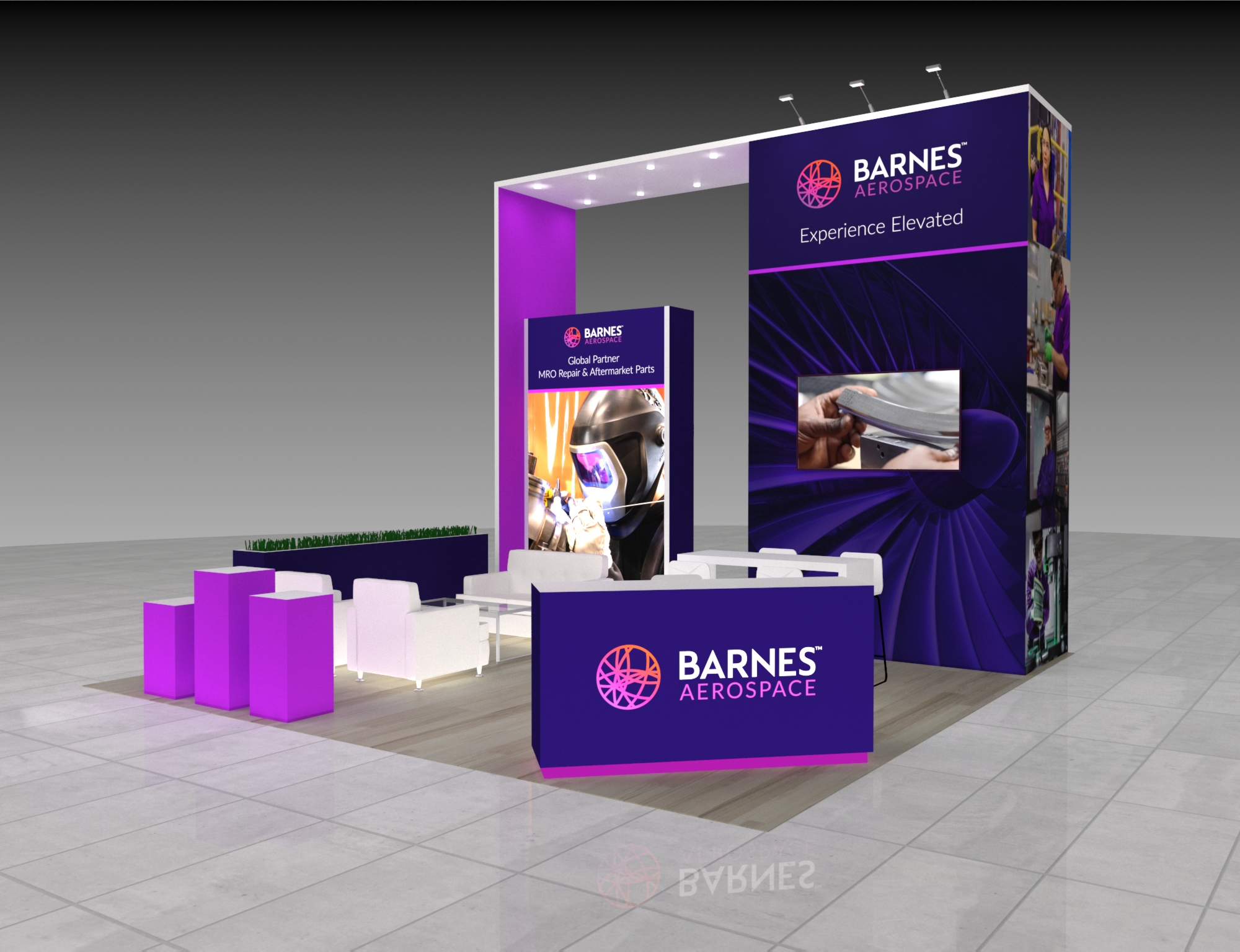 20x20 Trade Show Booth Rental — 20x20 Custom & Modular Exhibits exhibit rental in Las Vegas, catalog image 5