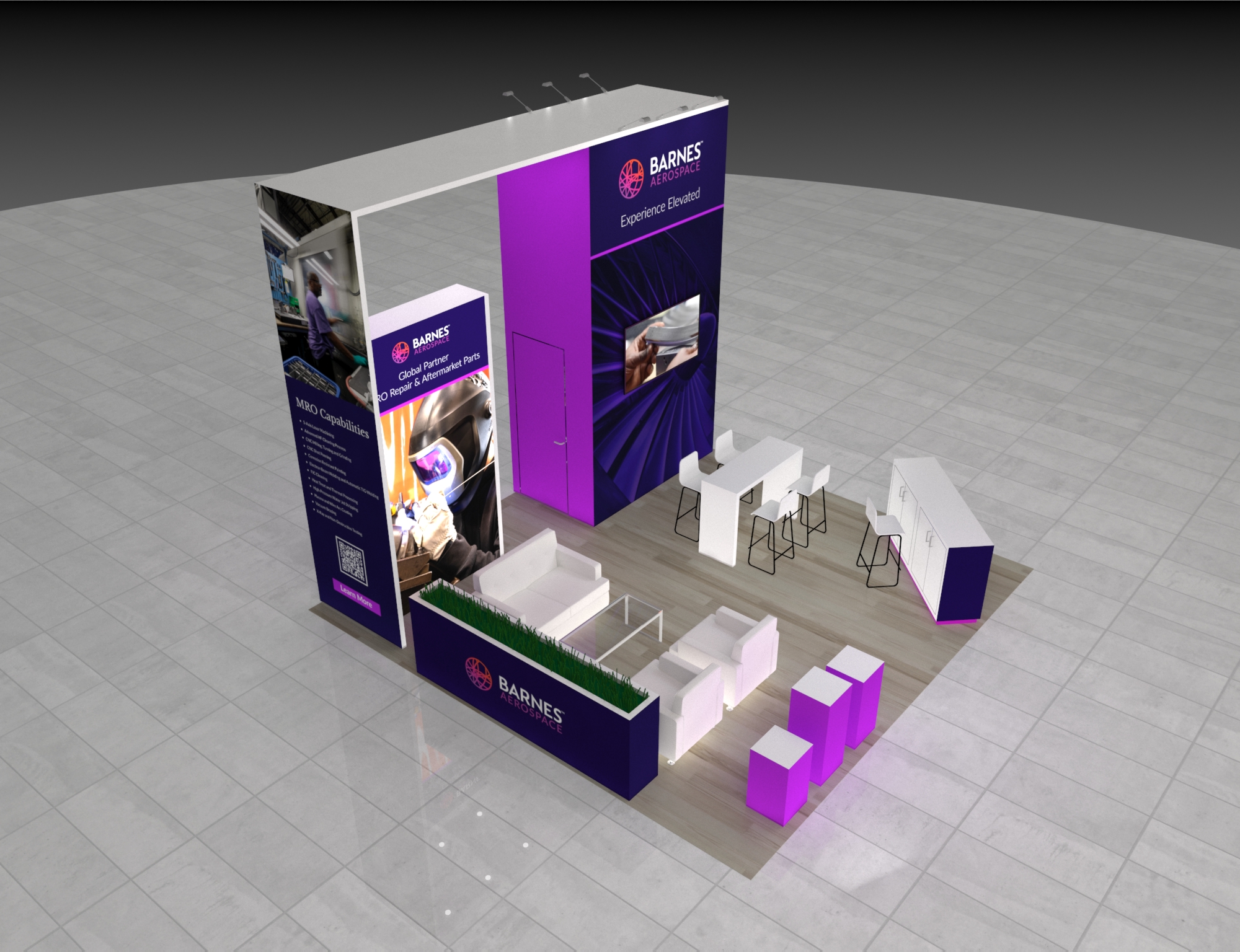 20x20 Trade Show Booth Rental — 20x20 Custom & Modular Exhibits exhibit rental in Las Vegas, catalog image 2