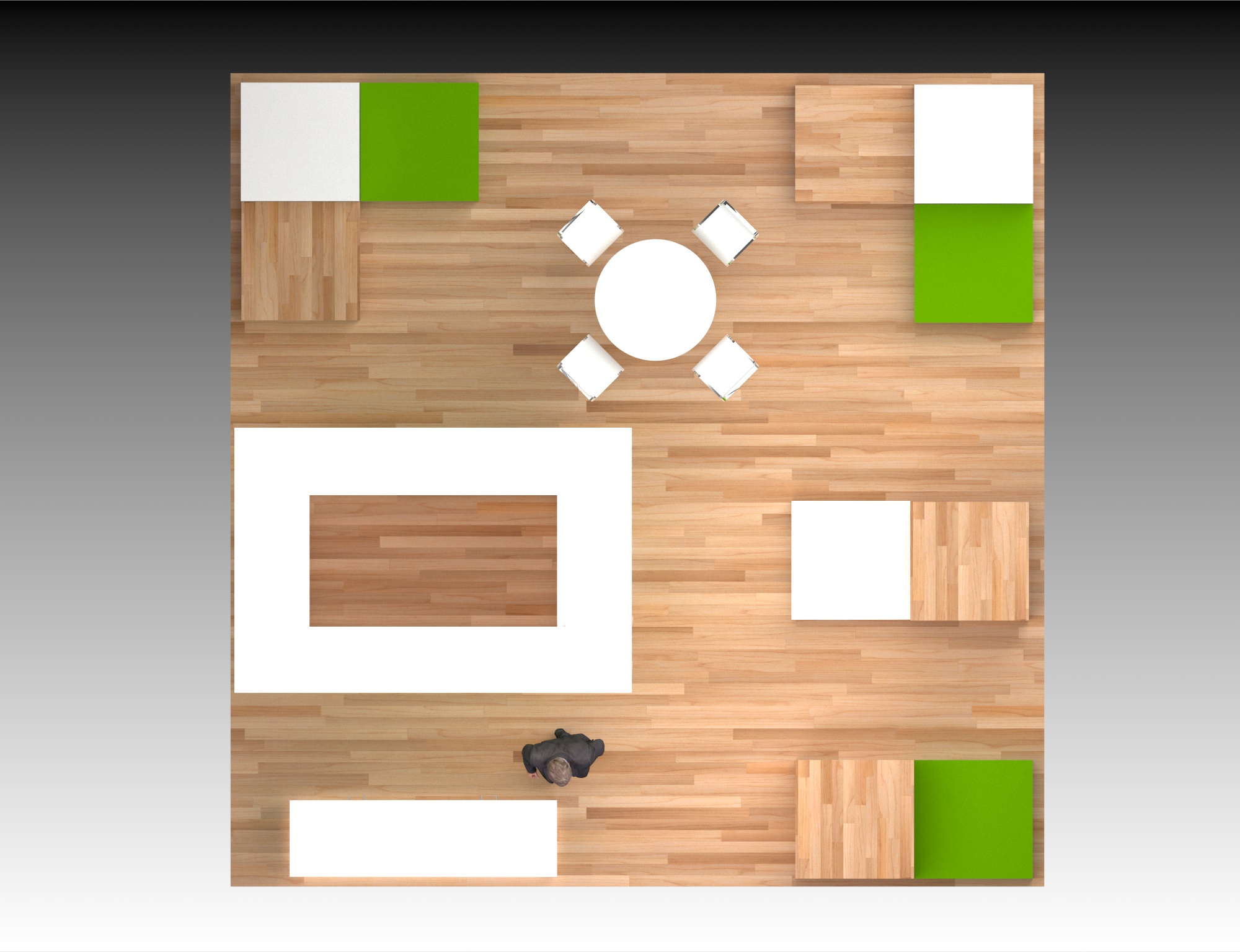 20x20 Display Trade Show Booth Rental — 20x20 Custom & Modular Exhibits exhibit rental in Las Vegas, catalog image 2
