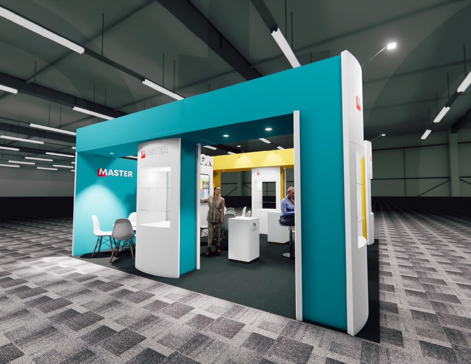 NGWA trade show booth - 20x20 Island display rental — 20x20 Custom & Modular Exhibits exhibit rental in Las Vegas, catalog image 2