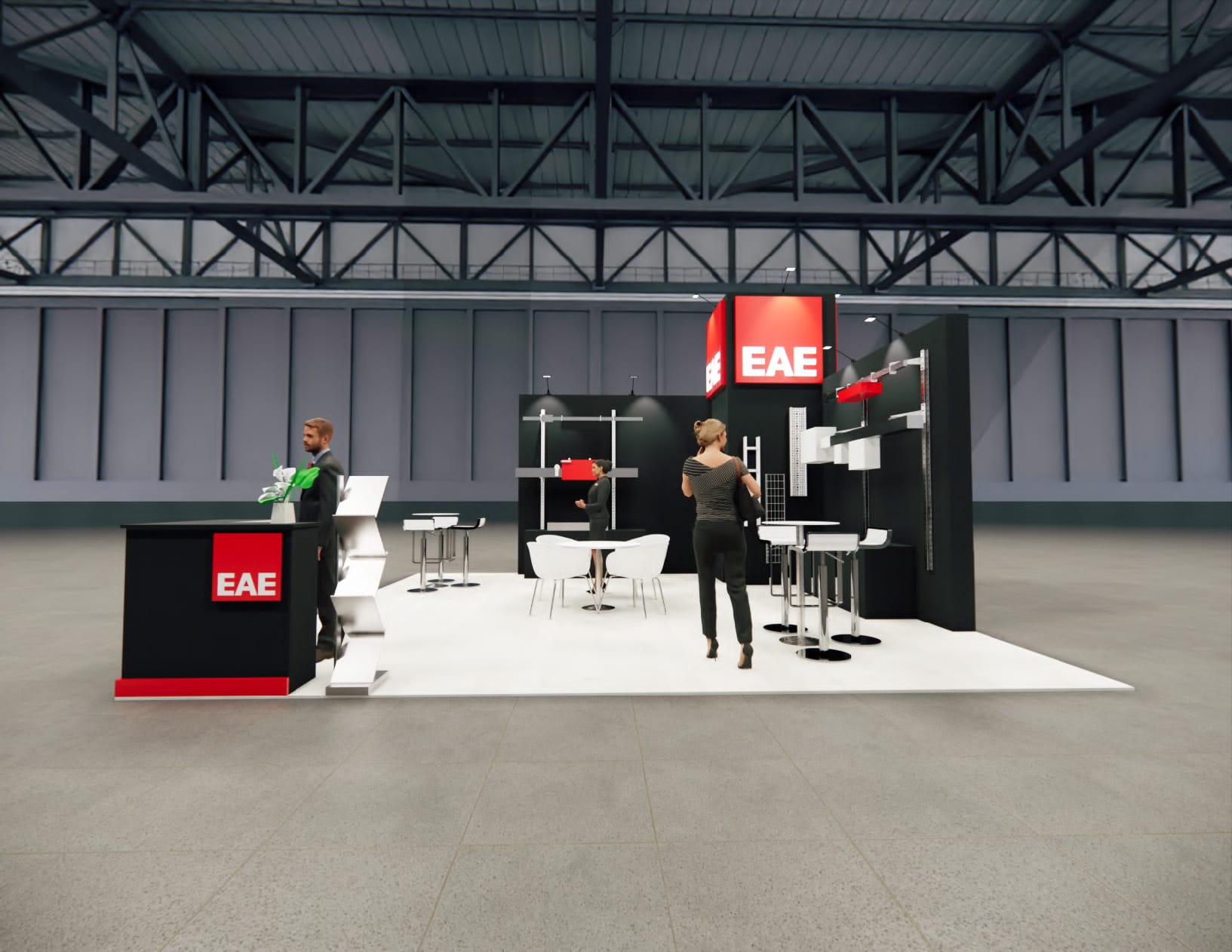 AAPEX trade show booth - 20x20 Expo — 20x20 Custom & Modular Exhibits exhibit rental in Las Vegas, primary catalog image