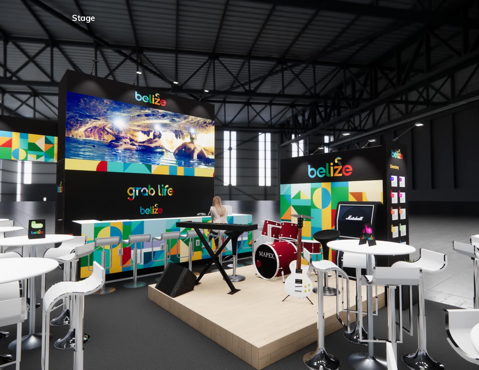 IMEX 20 x 40 trade show booth — 20x40 Custom & Modular Exhibits exhibit rental in Las Vegas, catalog image 12