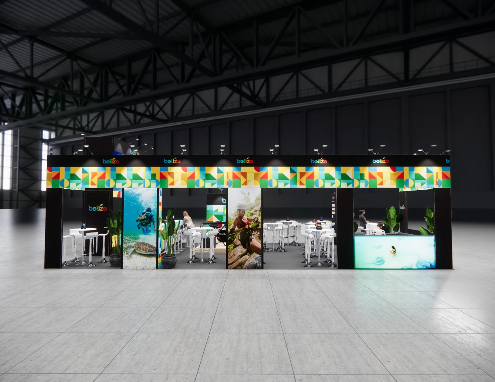 IMEX 20 x 40 trade show booth — 20x40 Custom & Modular Exhibits exhibit rental in Las Vegas, catalog image 10