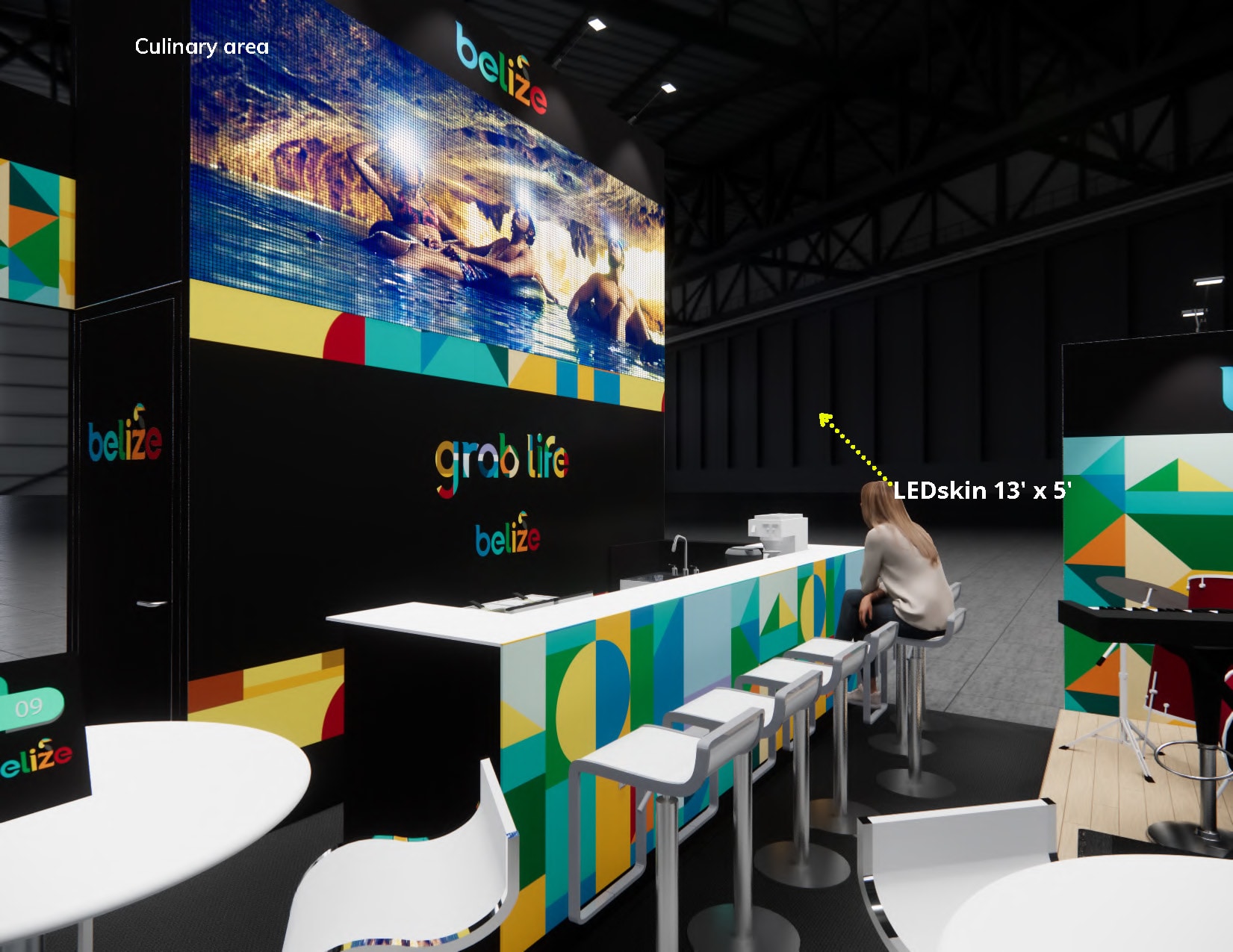 IMEX 20 x 40 trade show booth — 20x40 Custom & Modular Exhibits exhibit rental in Las Vegas, catalog image 11