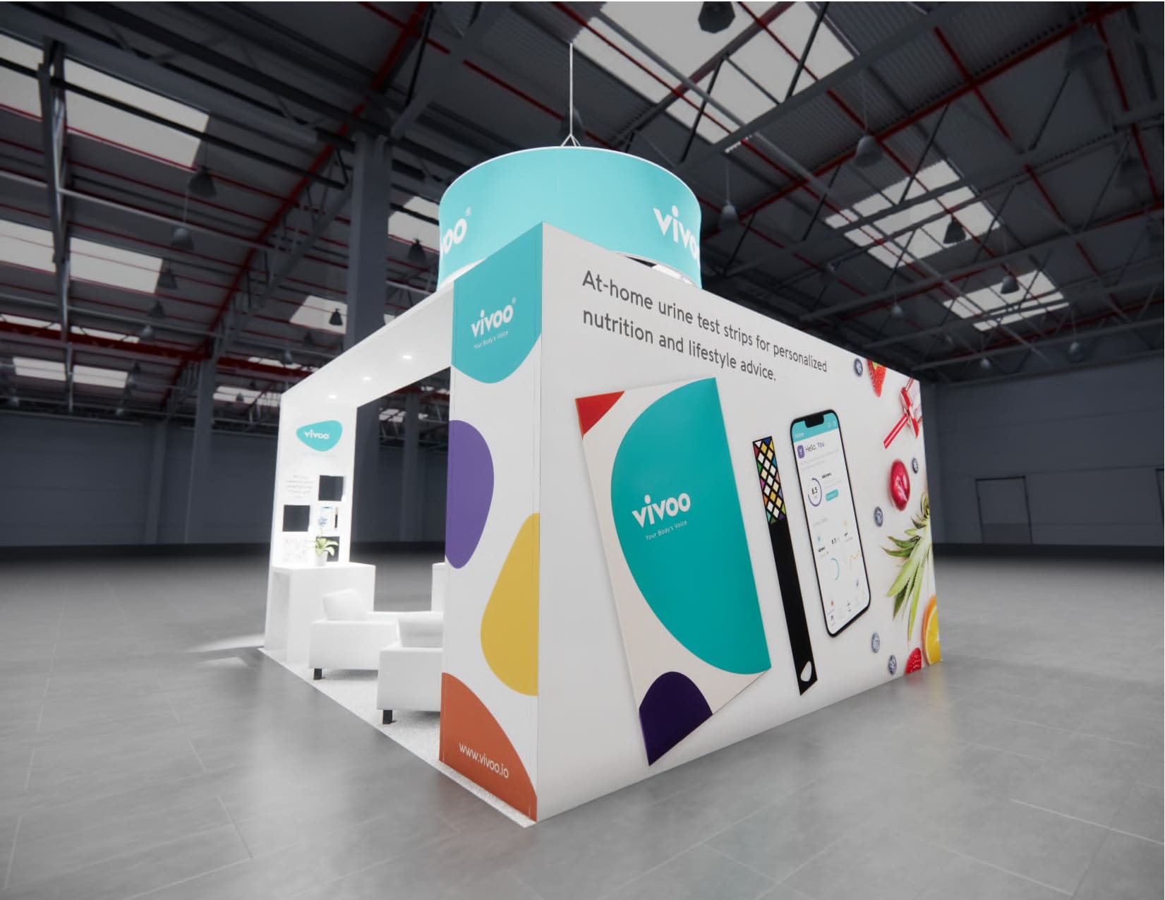 January Las Vegas consumer technology show Expo trade show stand rental 20 x 20 — 20x20 Custom & Modular Exhibits exhibit rental in Las Vegas, catalog image 6