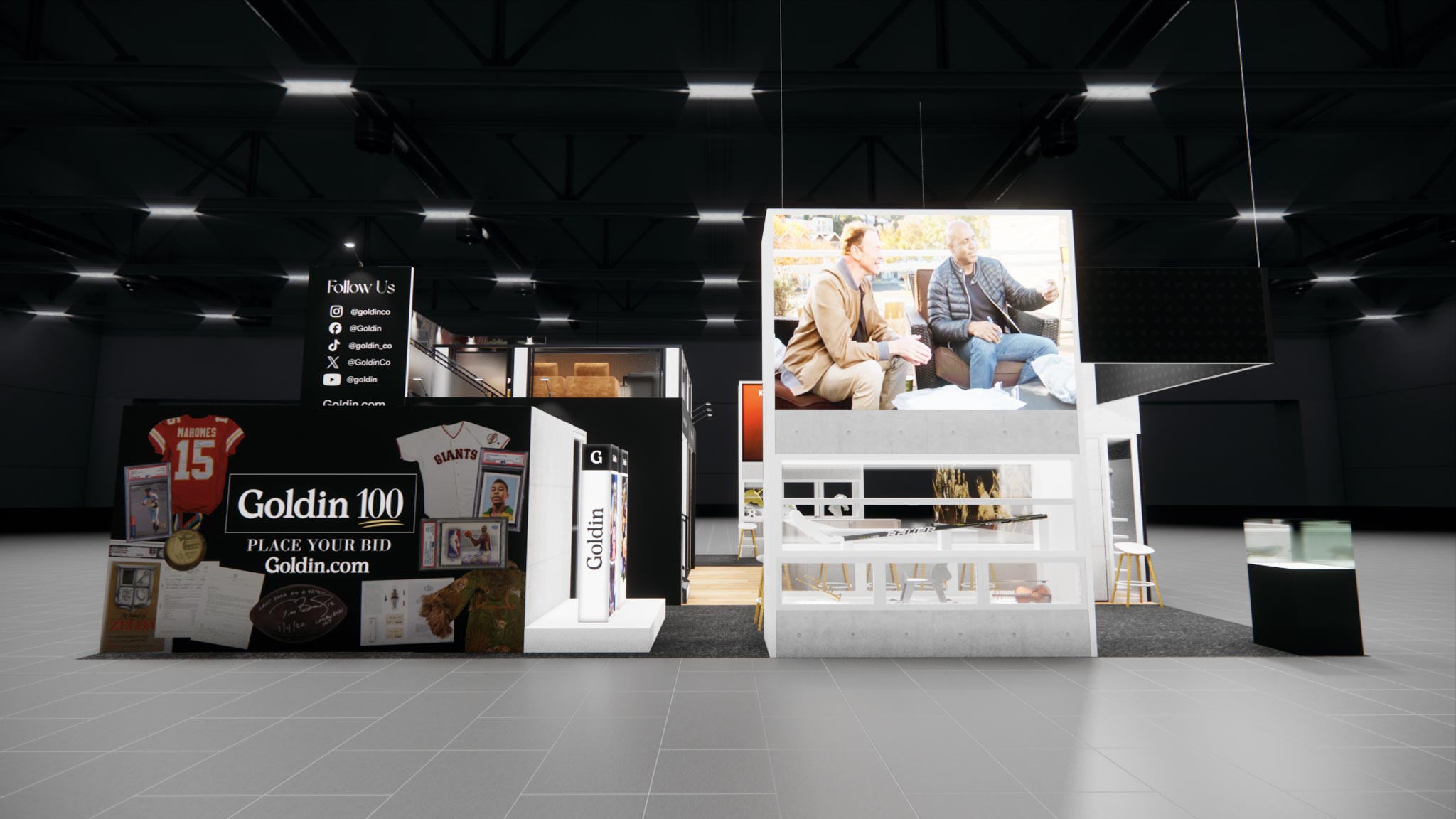 40x40 Double Deck Exhibit Rental – Private Meeting Upstairs — 40x40 40x40 Exhibits Rentals exhibit rental in Las Vegas, catalog image 8