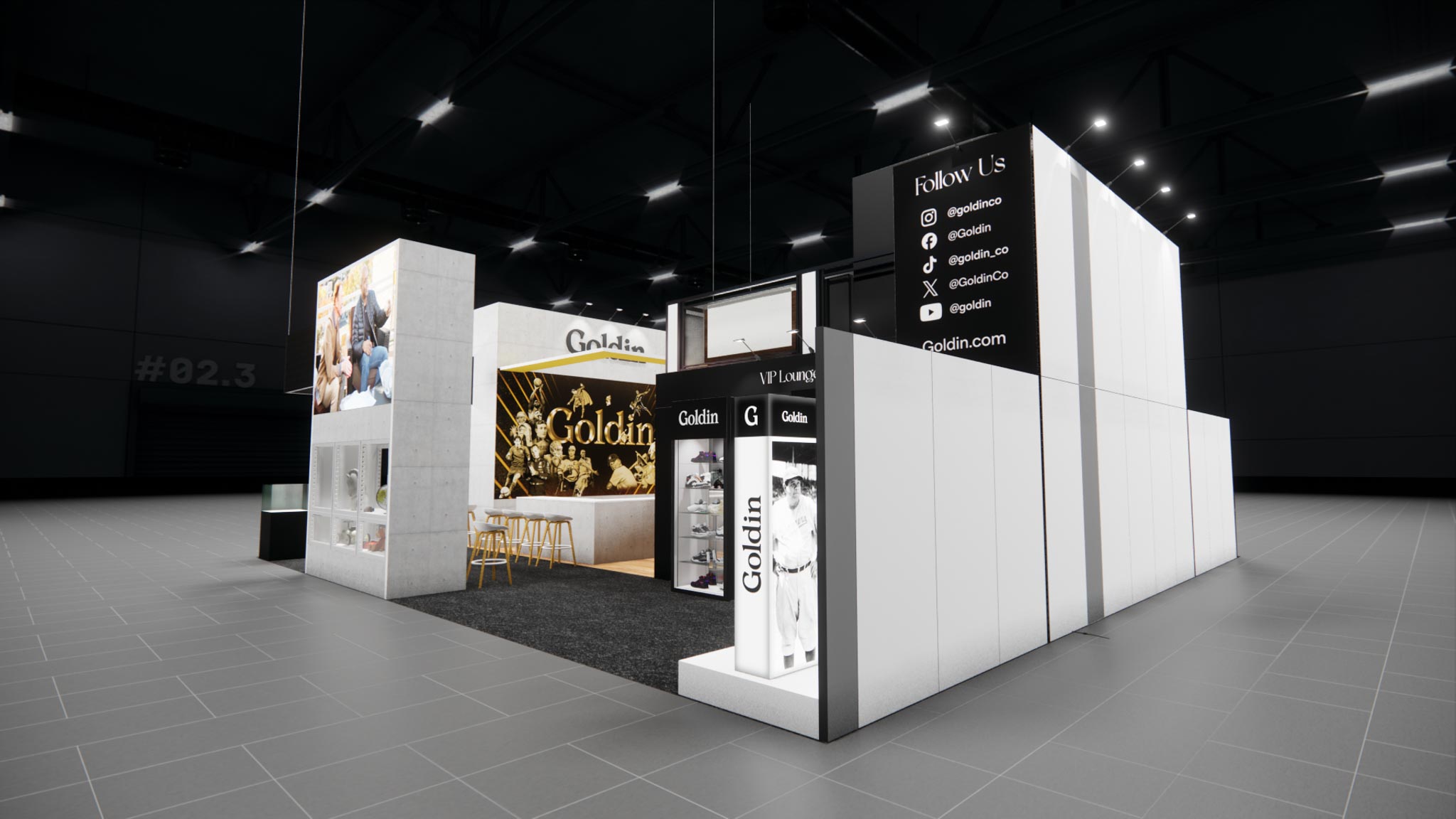 40x40 Double Deck Exhibit Rental – Private Meeting Upstairs — 40x40 40x40 Exhibits Rentals exhibit rental in Las Vegas, catalog image 5