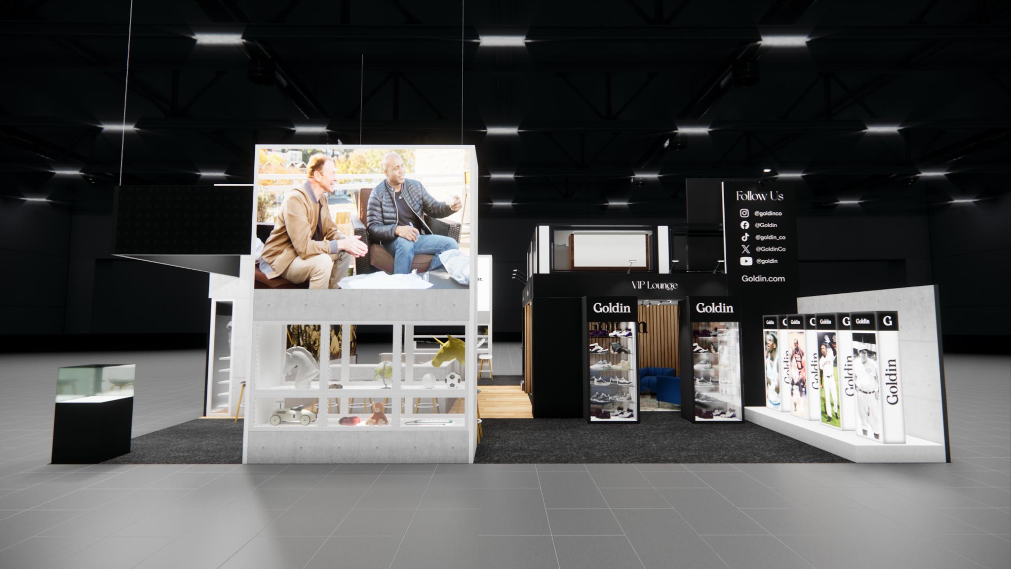 40x40 Double Deck Exhibit Rental – Private Meeting Upstairs — 40x40 40x40 Exhibits Rentals exhibit rental in Las Vegas, catalog image 4