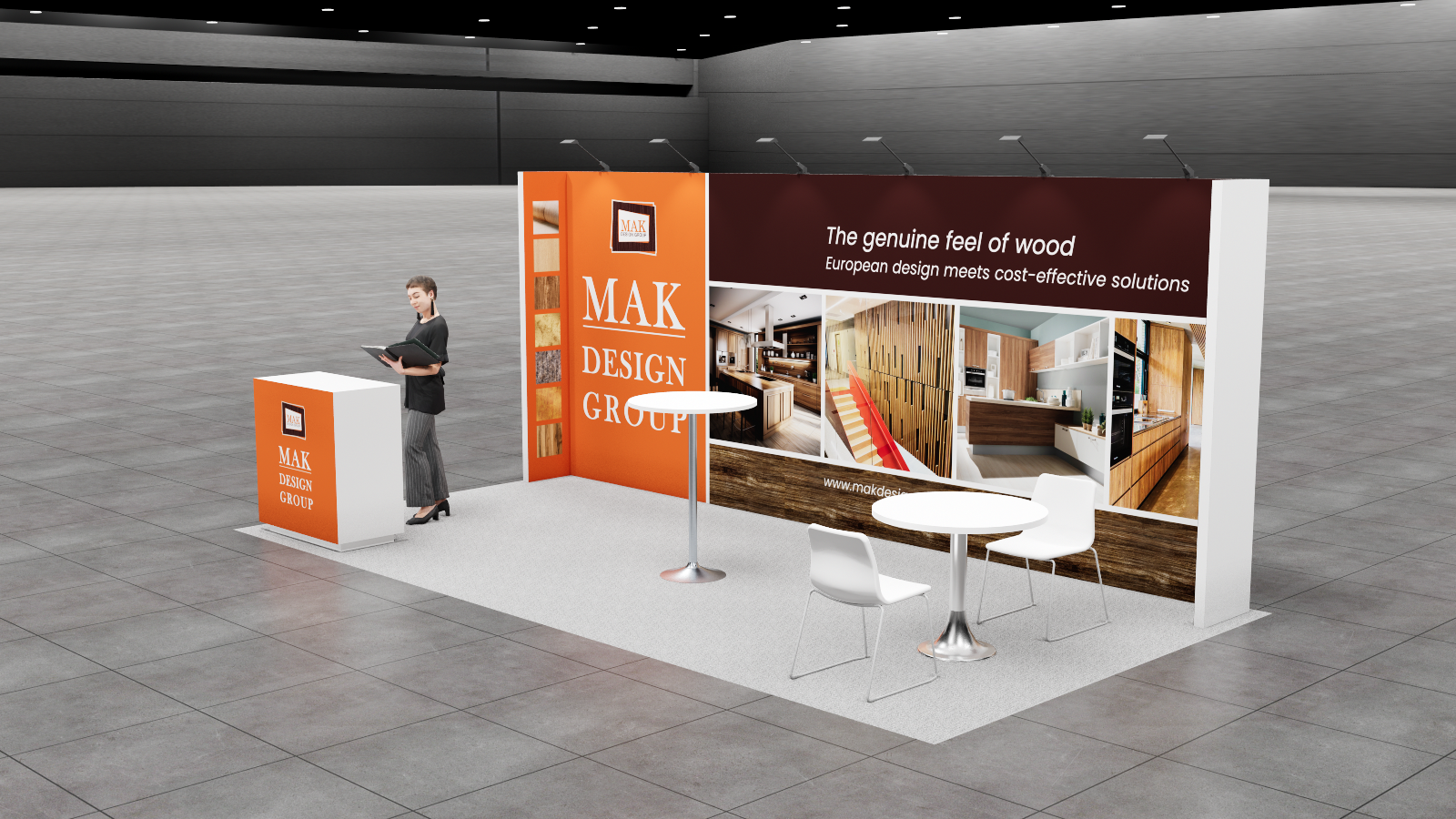 Nashville 10x20 Exhibit Rentals — 10x20 trade show exhibit rental in Las Vegas, primary catalog image