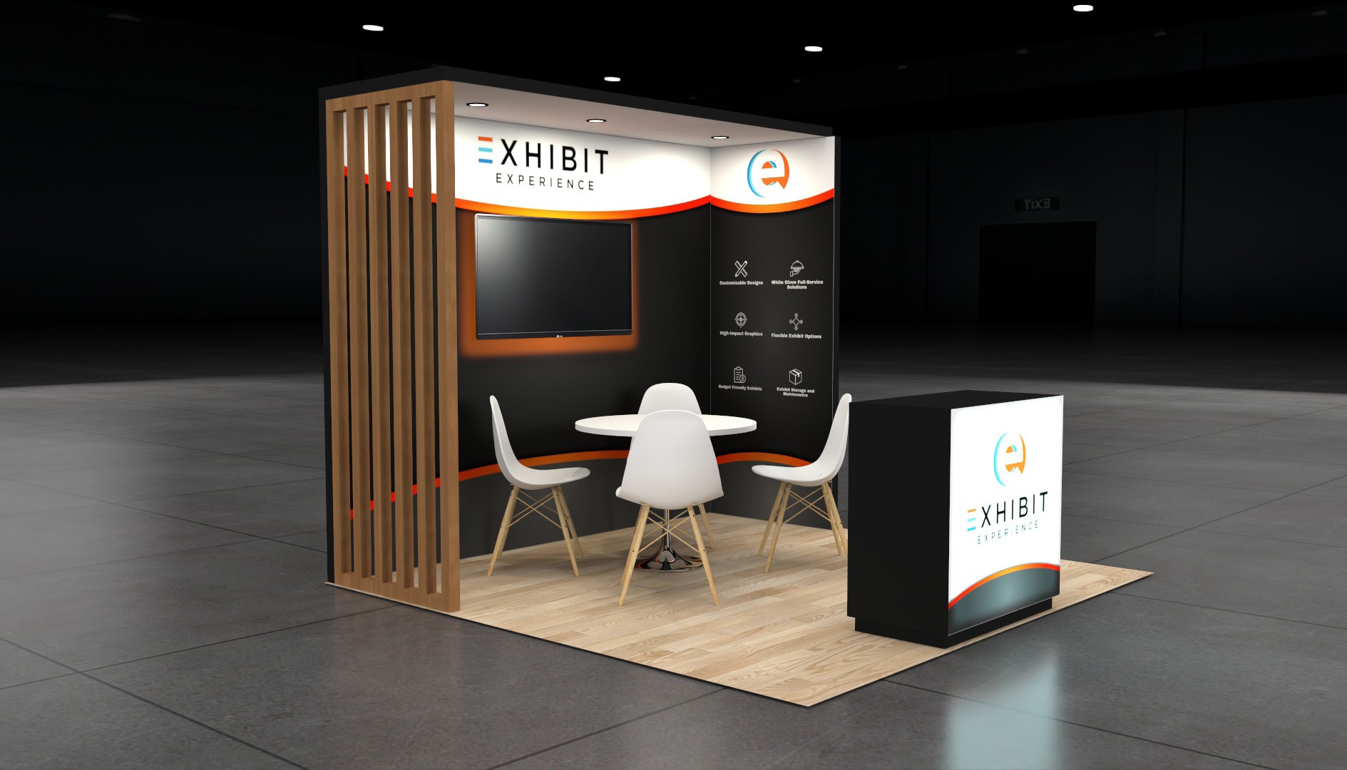 10 x 10 Affordable Trade Show Exhibit Rental Package– Option 4 — 10x10 10x10 Exhibit Rentals exhibit rental in Las Vegas, catalog image 5