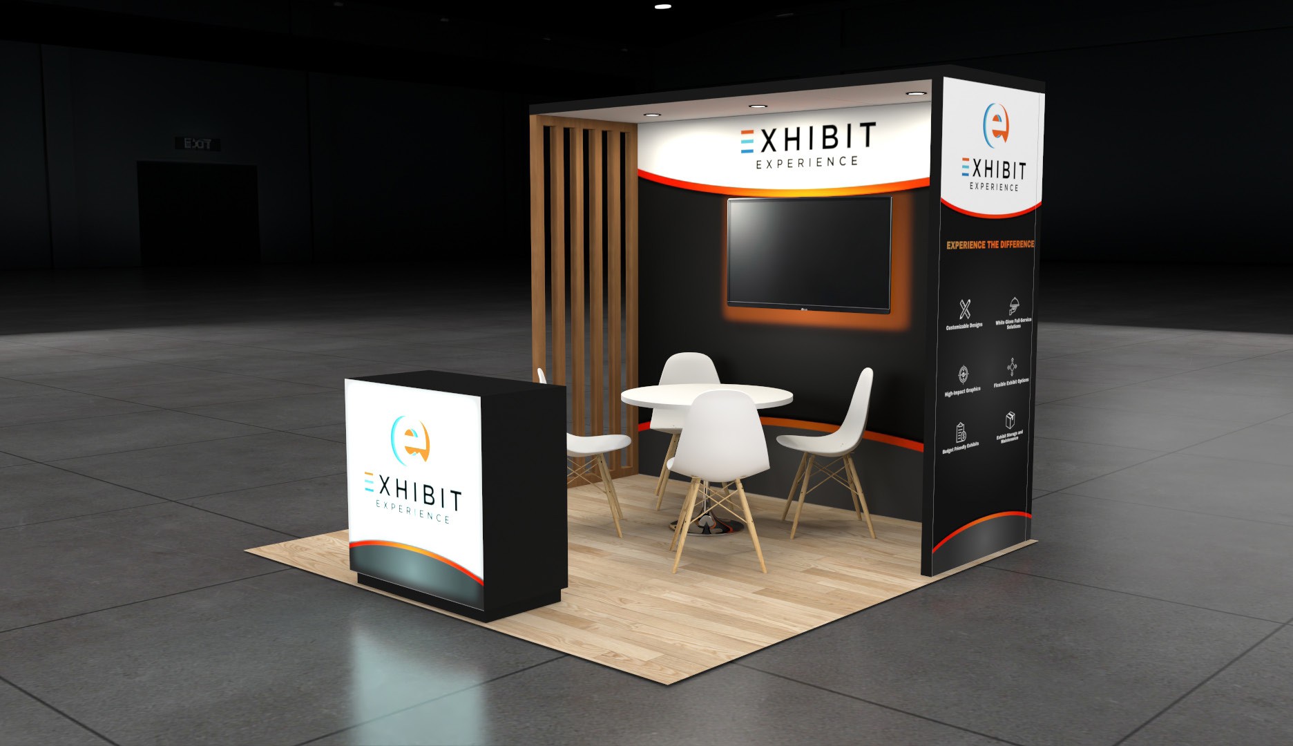 10 x 10 Affordable Trade Show Exhibit Rental Package– Option 4 — 10x10 10x10 Exhibit Rentals exhibit rental in Las Vegas, catalog image 4