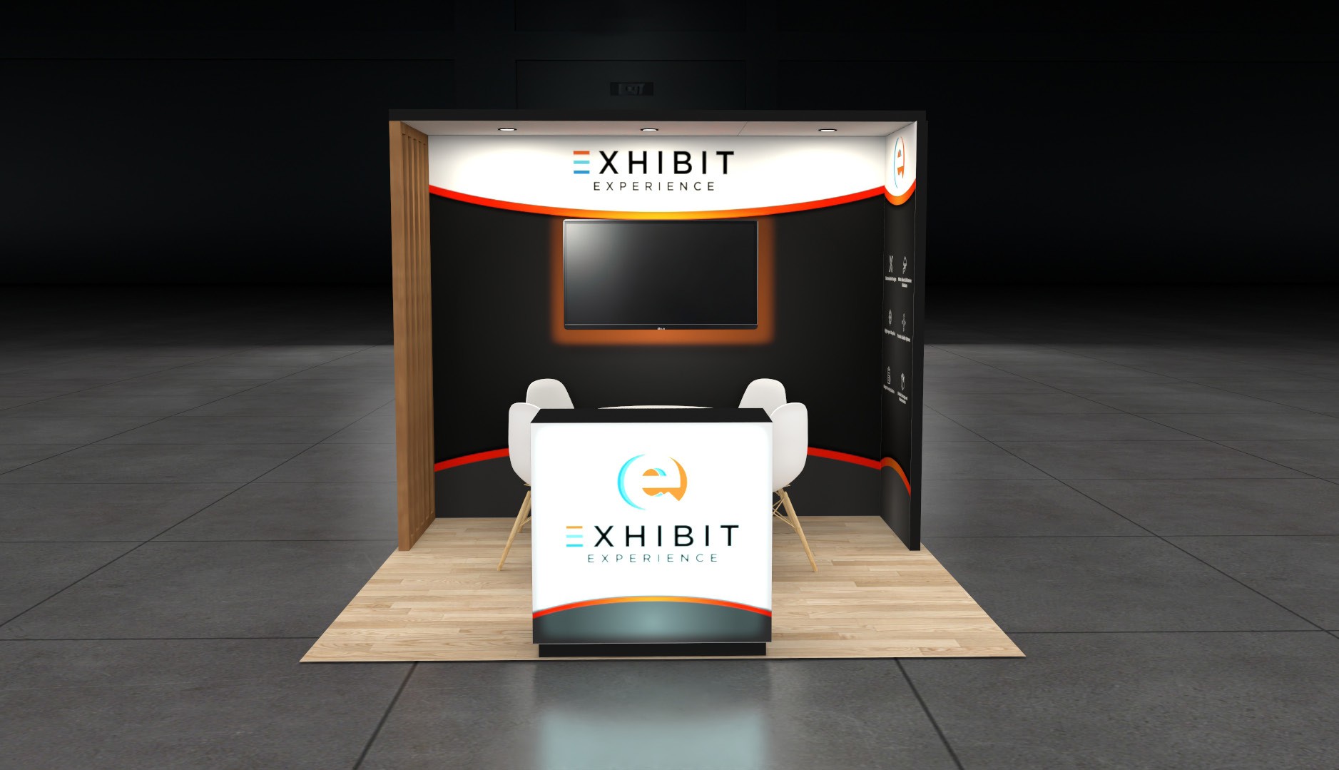 10 x 10 Affordable Trade Show Exhibit Rental Package– Option 4 — 10x10 10x10 Exhibit Rentals exhibit rental in Las Vegas, primary catalog image