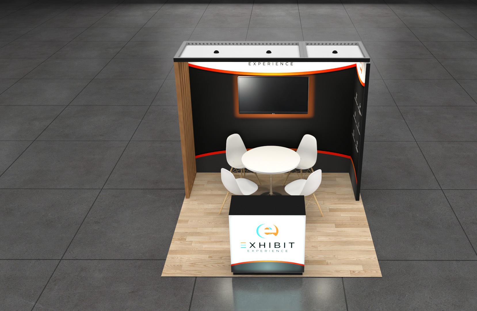 10 x 10 Affordable Trade Show Exhibit Rental Package– Option 4 — 10x10 10x10 Exhibit Rentals exhibit rental in Las Vegas, catalog image 6