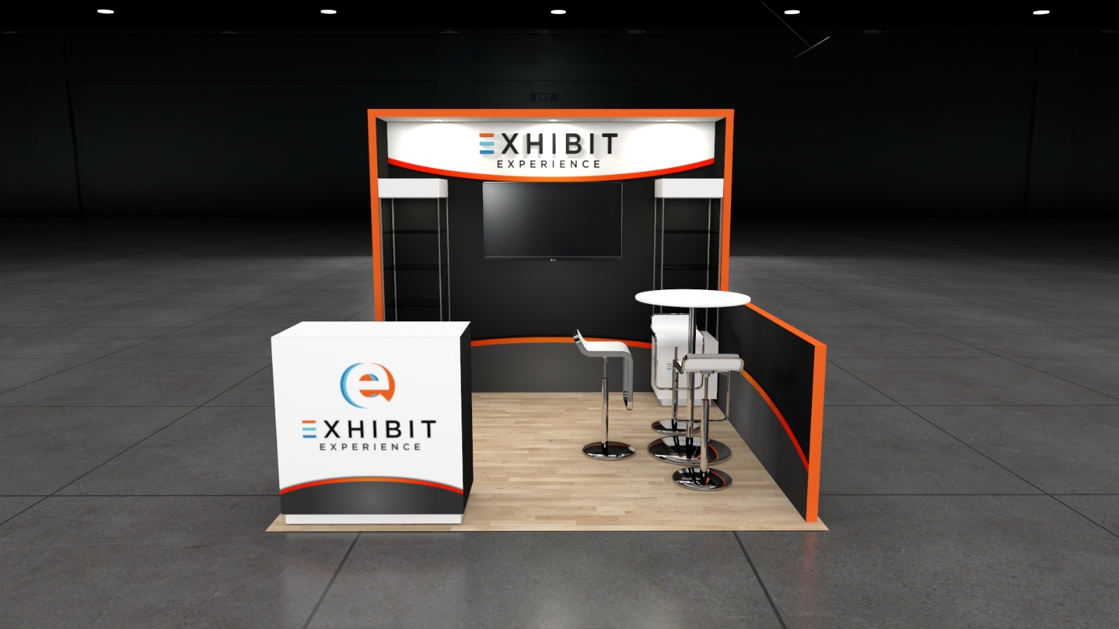 10 x 10 Affordable Trade Show Exhibit Rental Package – Option 5 — 10x10 10x10 Exhibit Rentals exhibit rental in Las Vegas, primary catalog image