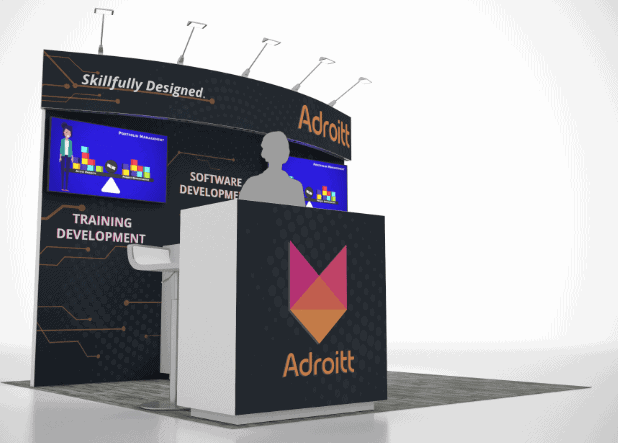 10 x 10 Tampa CS Week Booth Rental — 10x10 Custom & Modular Exhibits exhibit rental in Las Vegas, catalog image 3