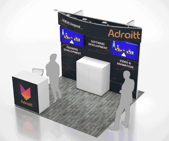 10 x 10 Tampa CS Week Booth Rental — 10x10 Custom & Modular Exhibits exhibit rental in Las Vegas, catalog image 4