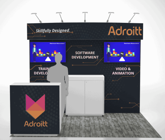 10 x 10 Tampa CS Week Booth Rental — 10x10 Custom & Modular Exhibits exhibit rental in Las Vegas, catalog image 2
