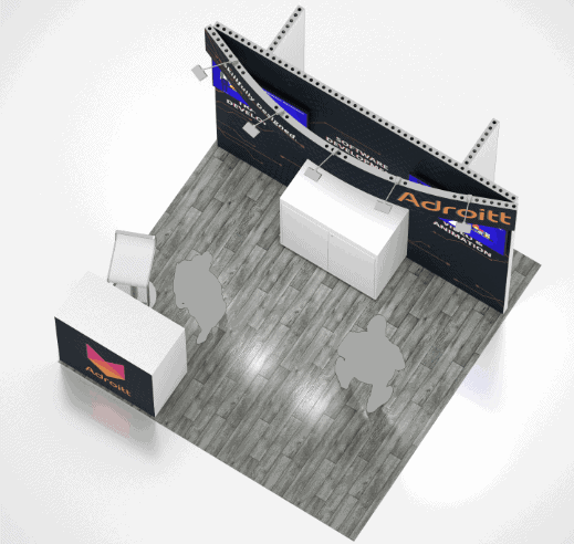 10 x 10 Tampa CS Week Booth Rental — 10x10 Custom & Modular Exhibits exhibit rental in Las Vegas, catalog image 5