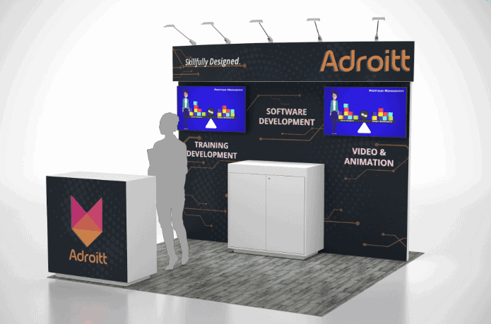 10 x 10 Tampa CS Week Booth Rental — 10x10 Custom & Modular Exhibits exhibit rental in Las Vegas, primary catalog image