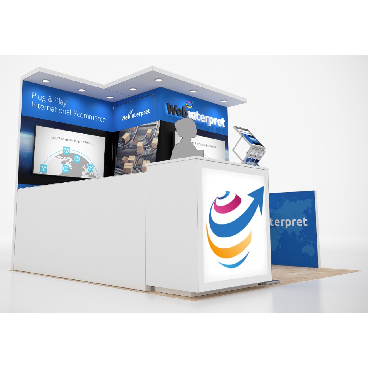 10 x 10 Las Vegas Booth Rental 2.0 — 10x10 Custom & Modular Exhibits exhibit rental in Las Vegas, catalog image 3