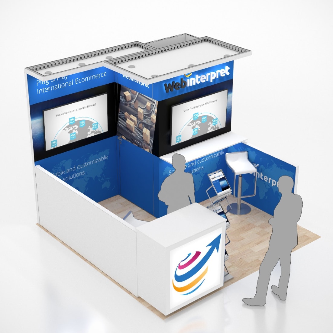 10 x 10 Las Vegas Booth Rental 2.0 — 10x10 Custom & Modular Exhibits exhibit rental in Las Vegas, catalog image 4