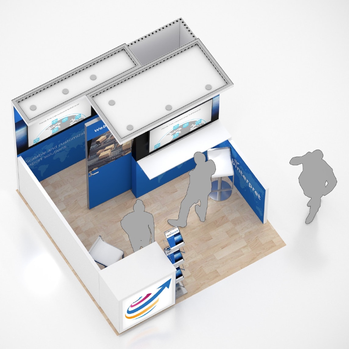 10 x 10 Las Vegas Booth Rental 2.0 — 10x10 Custom & Modular Exhibits exhibit rental in Las Vegas, catalog image 5
