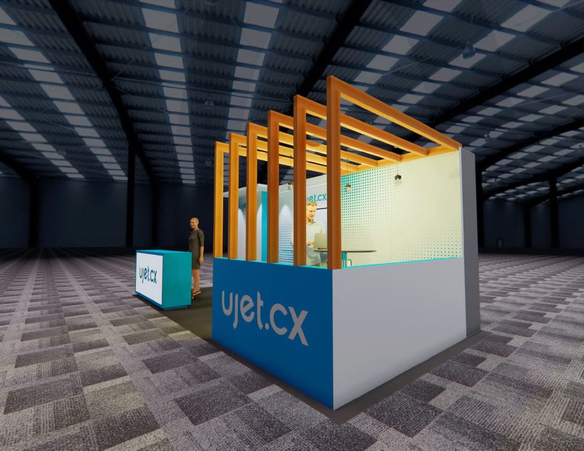 Aim Expo trade show booth - 10x20 Custom Modular — 10x20 Custom & Modular Exhibits exhibit rental in Las Vegas, catalog image 4