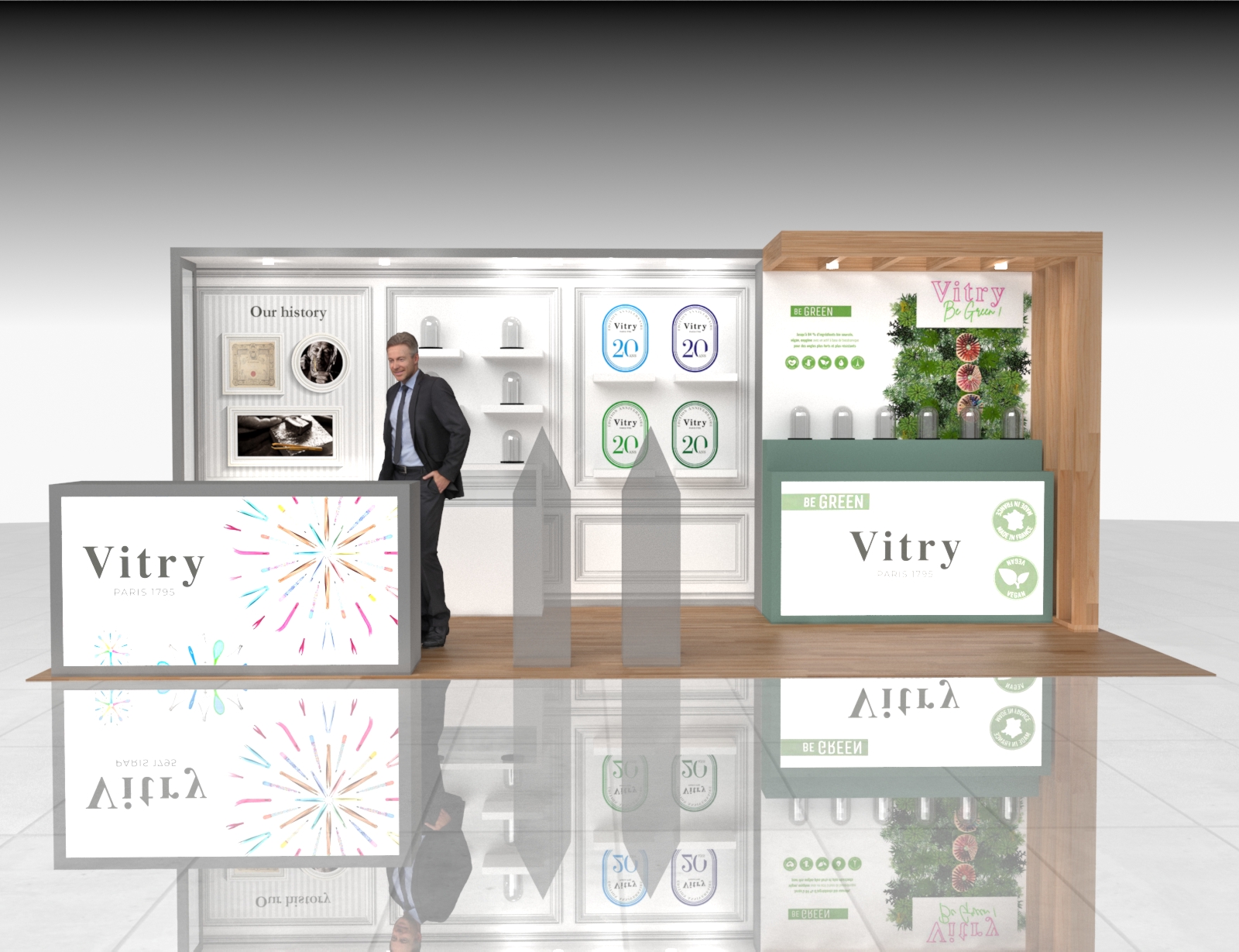 10x20 Trade Show Stand Exhibit Rental — 10x20 Custom & Modular Exhibits exhibit rental in Las Vegas, primary catalog image