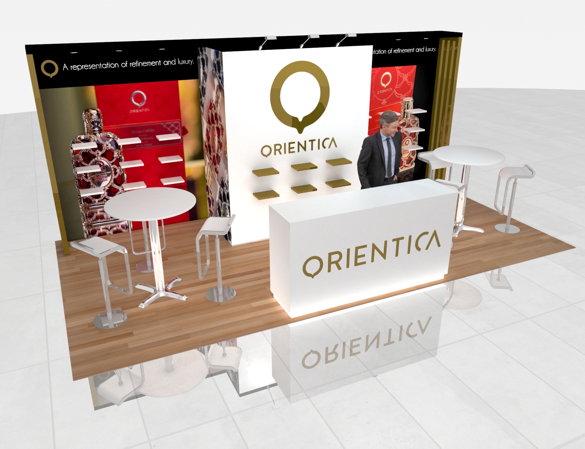 10x20 Trade Show Booth Stand Display Rental — 10x20 Custom & Modular Exhibits exhibit rental in Las Vegas, catalog image 6