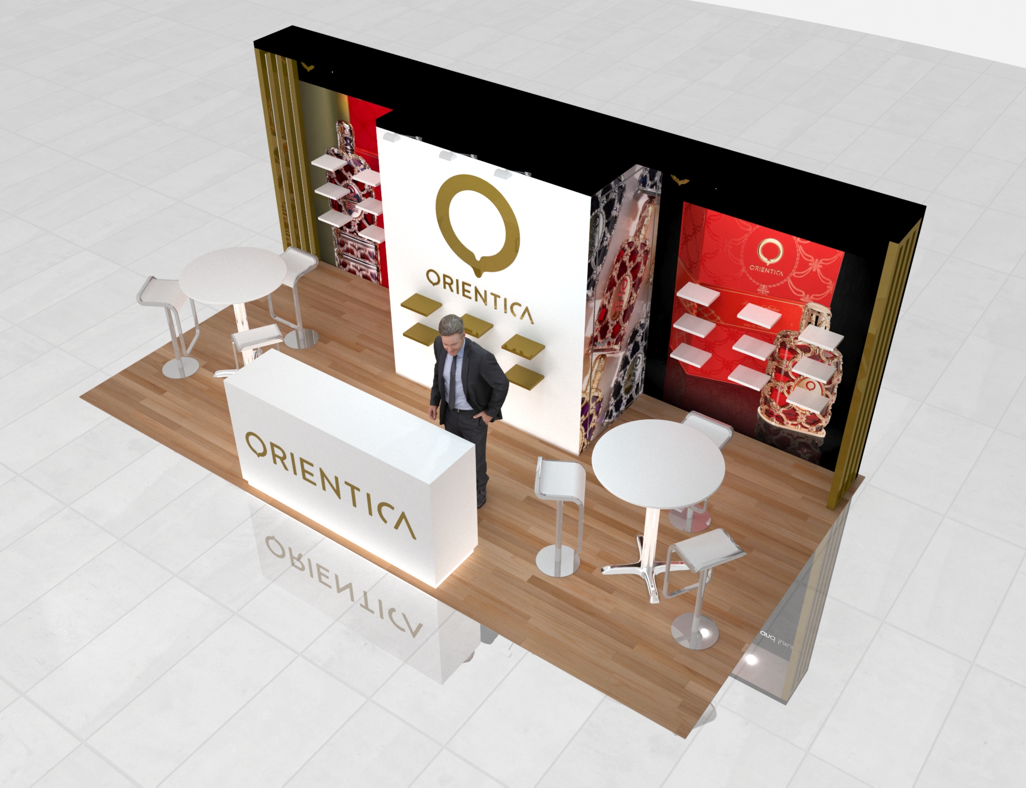 10x20 Trade Show Booth Stand Display Rental — 10x20 Custom & Modular Exhibits exhibit rental in Las Vegas, catalog image 3