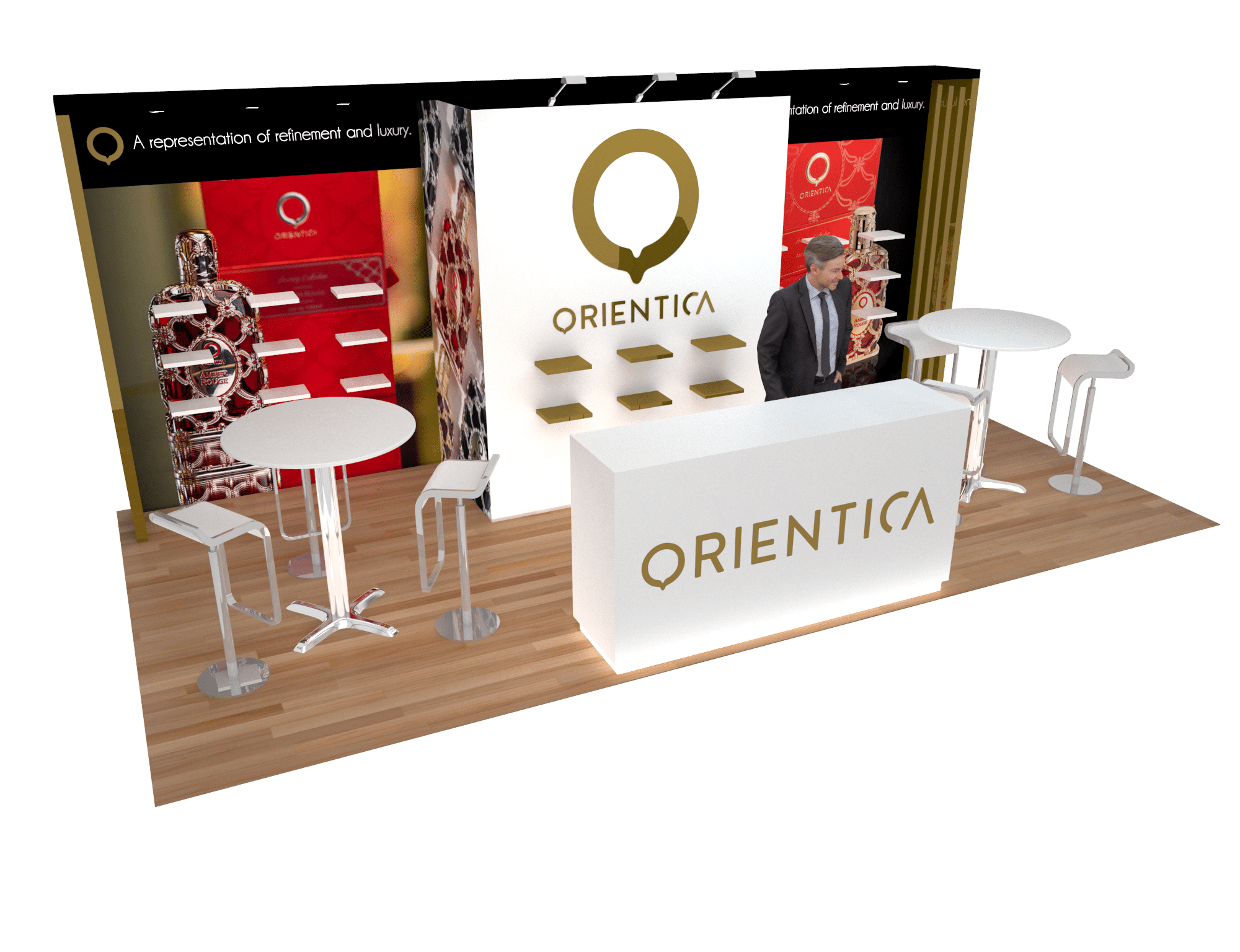10x20 Trade Show Booth Stand Display Rental — 10x20 Custom & Modular Exhibits exhibit rental in Las Vegas, catalog image 7