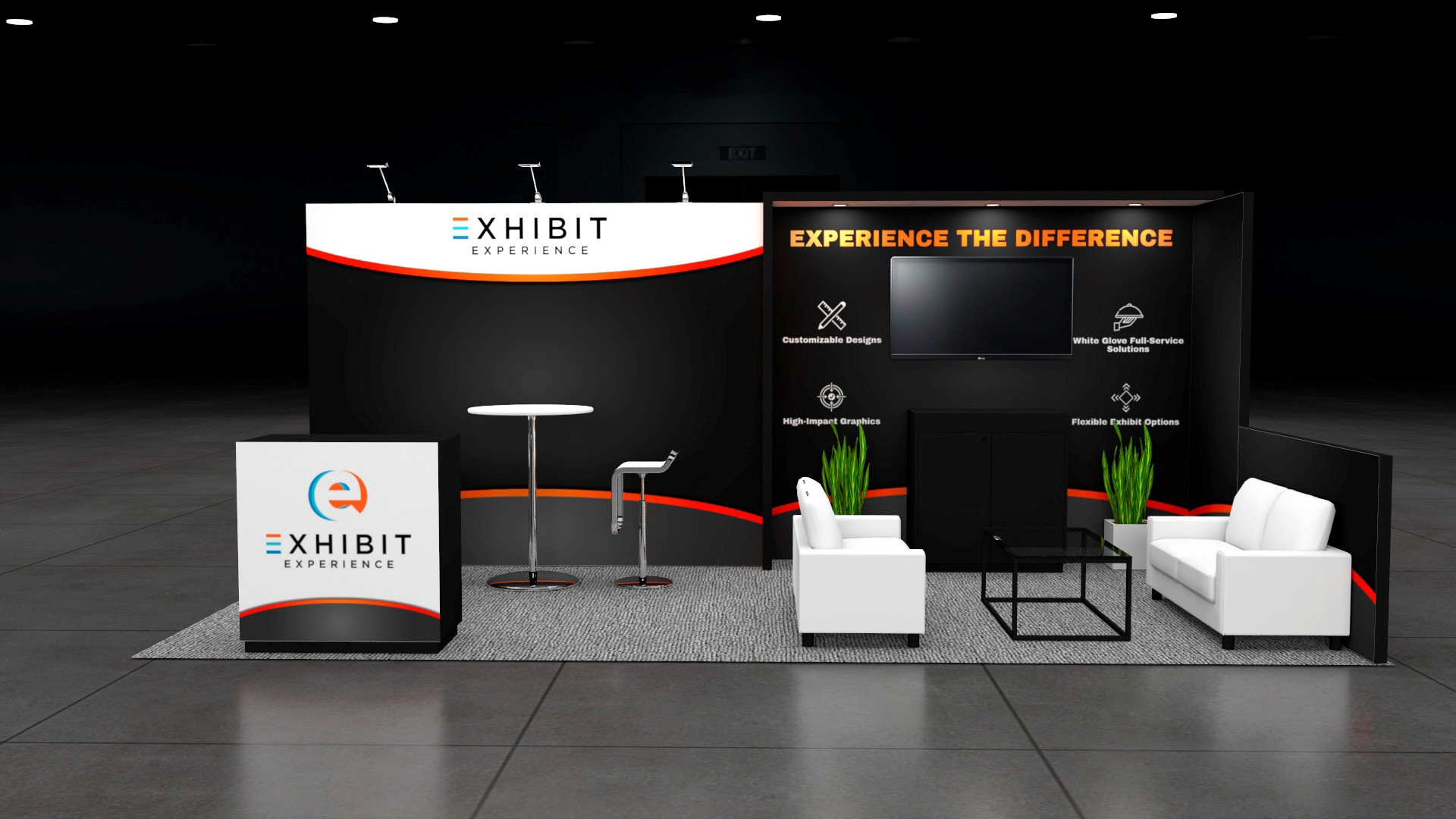 10 x 20 Affordable Trade Show Exhibit Rental Package – Option 4 — 10x20 10x20 Exhibit Rentals exhibit rental in Las Vegas, primary catalog image