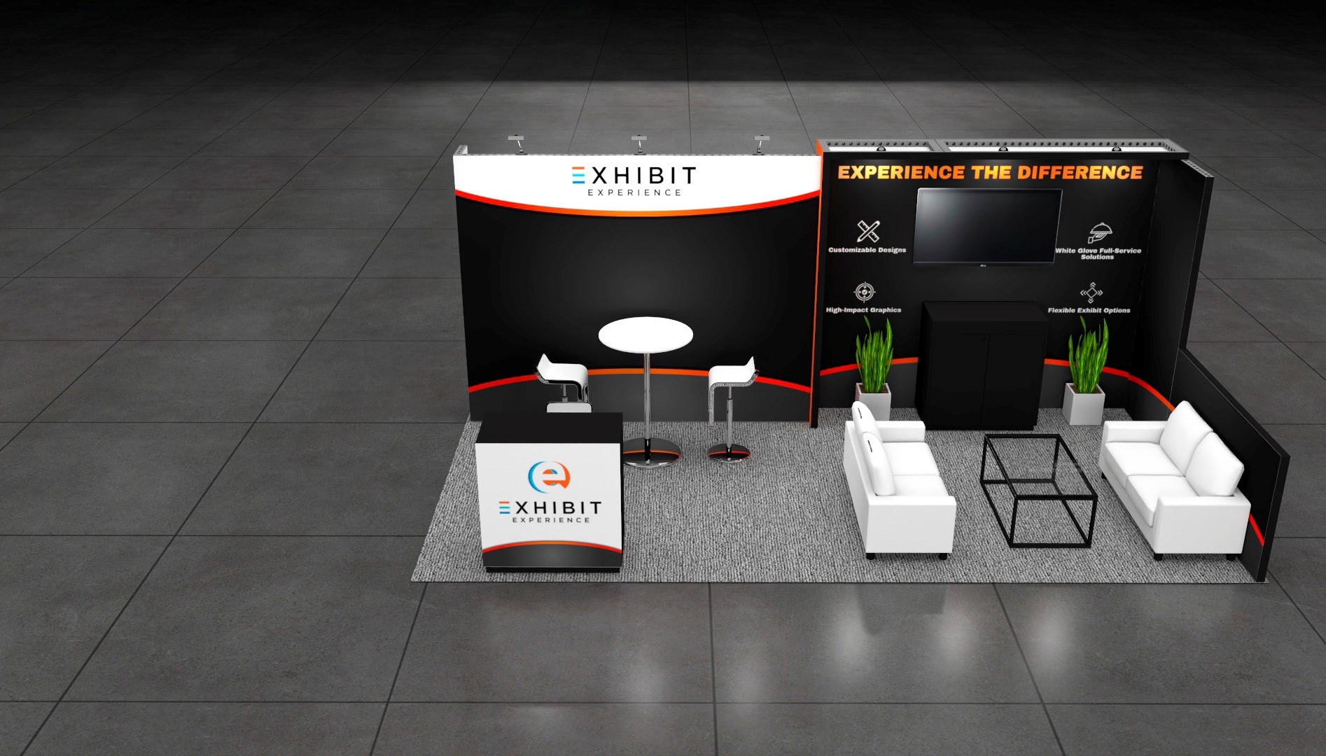 10 x 20 Affordable Trade Show Exhibit Rental Package – Option 4 — 10x20 10x20 Exhibit Rentals exhibit rental in Las Vegas, catalog image 6