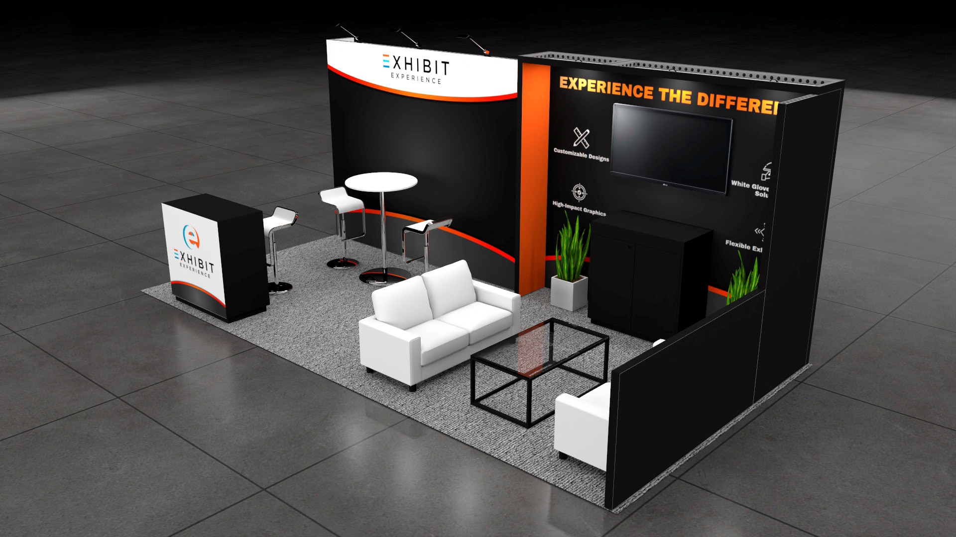10 x 20 Affordable Trade Show Exhibit Rental Package – Option 4 — 10x20 10x20 Exhibit Rentals exhibit rental in Las Vegas, catalog image 5