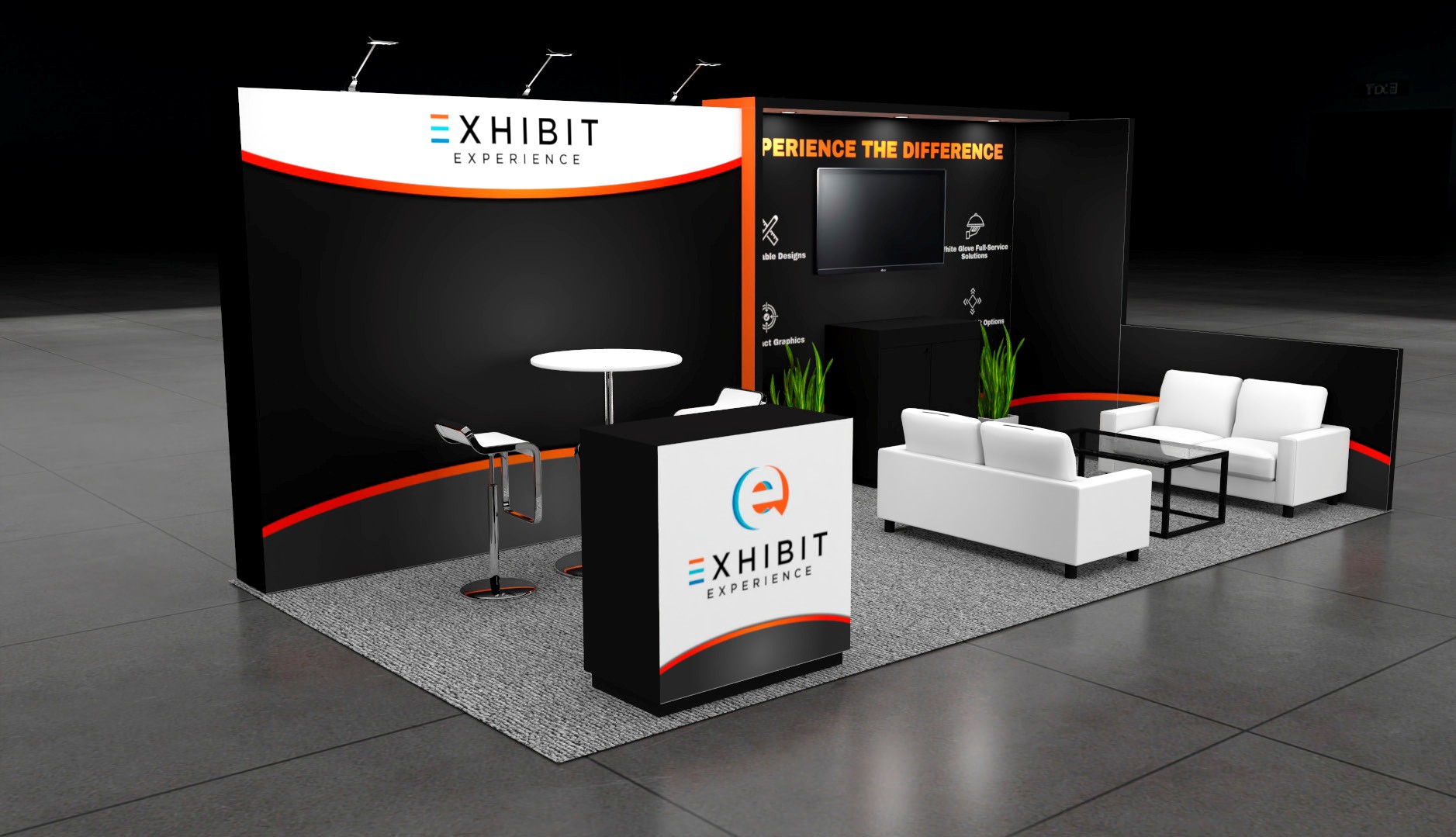 10 x 20 Affordable Trade Show Exhibit Rental Package – Option 4 — 10x20 10x20 Exhibit Rentals exhibit rental in Las Vegas, catalog image 3