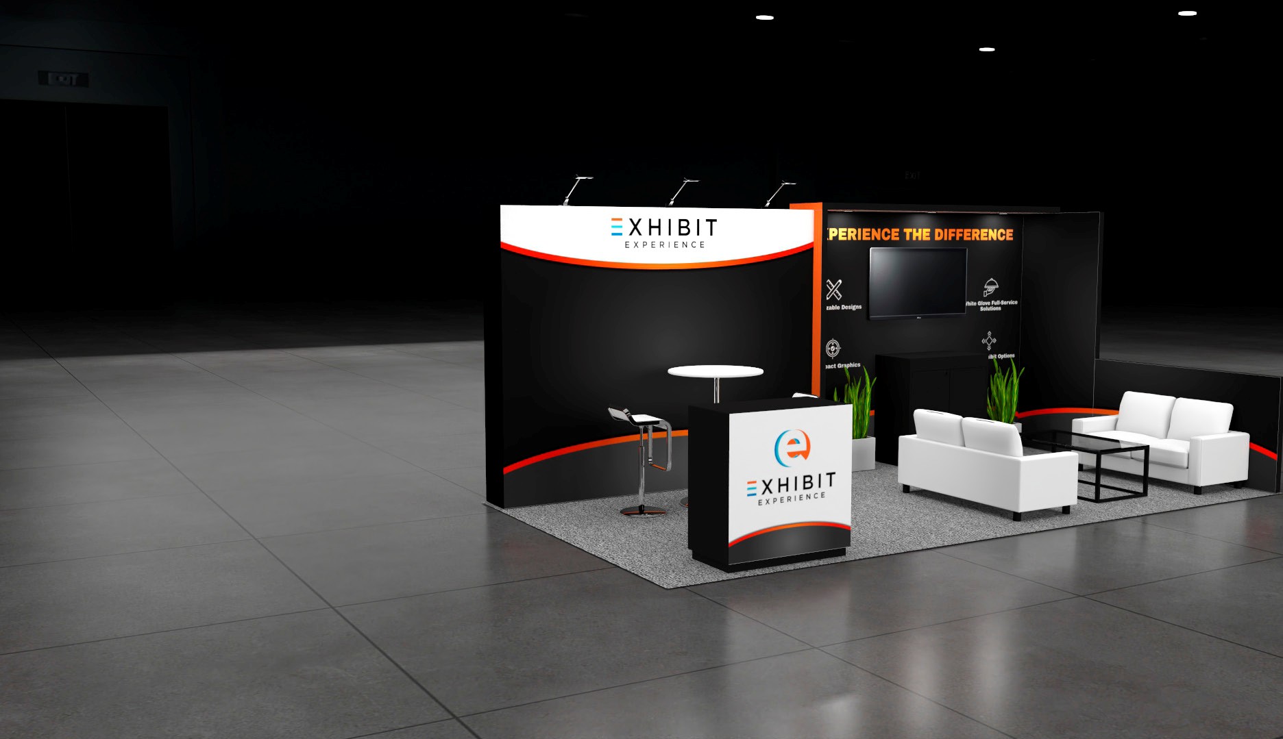10 x 20 Affordable Trade Show Exhibit Rental Package – Option 4 — 10x20 10x20 Exhibit Rentals exhibit rental in Las Vegas, catalog image 2