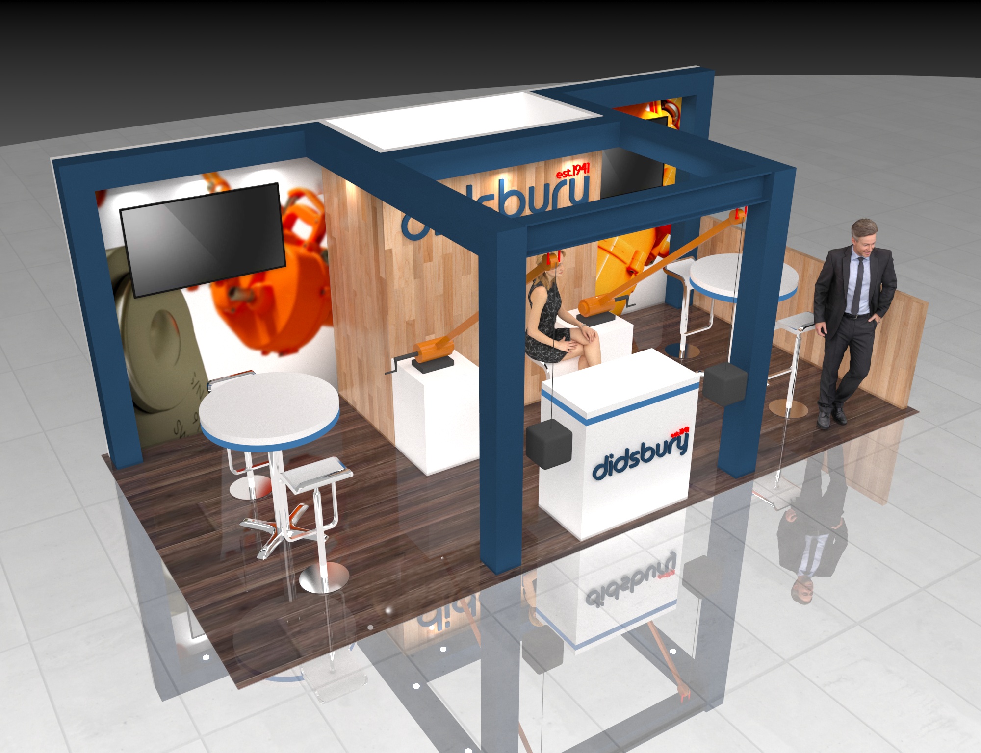 10x20 BIG Trade Show Booth Rental — 10x20 Custom & Modular Exhibits exhibit rental in Las Vegas, catalog image 3