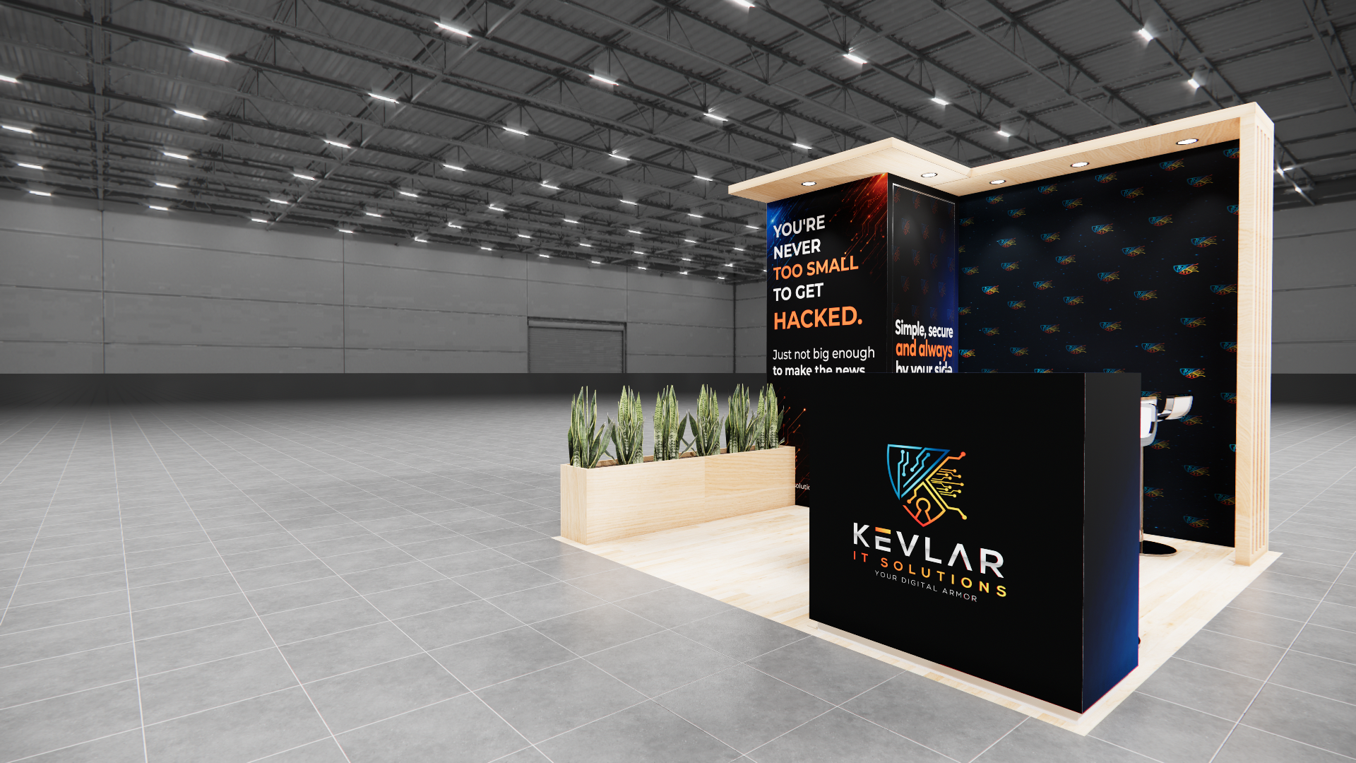 Inline 10x10 Stand Rental in Minneapolis — 10x10 trade show exhibit rental in Las Vegas, primary catalog image