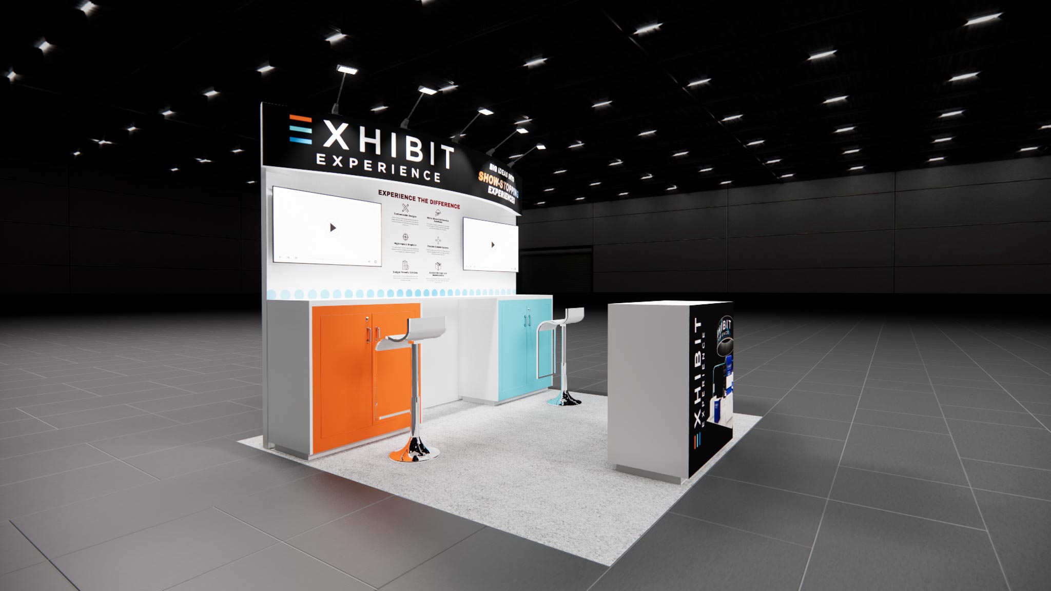 10 x 10 Affordable Trade Show Exhibit Rental Package – Option 7 — 10x10 10x10 Exhibit Rentals exhibit rental in Las Vegas, catalog image 2