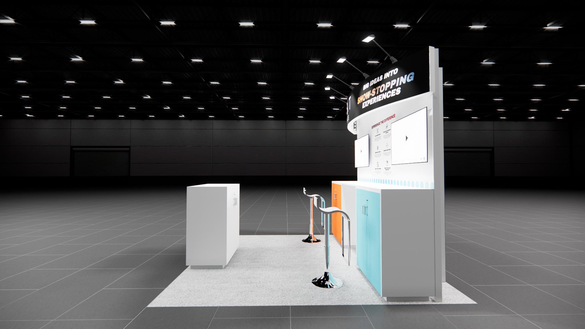 10 x 10 Affordable Trade Show Exhibit Rental Package – Option 7 — 10x10 10x10 Exhibit Rentals exhibit rental in Las Vegas, catalog image 3