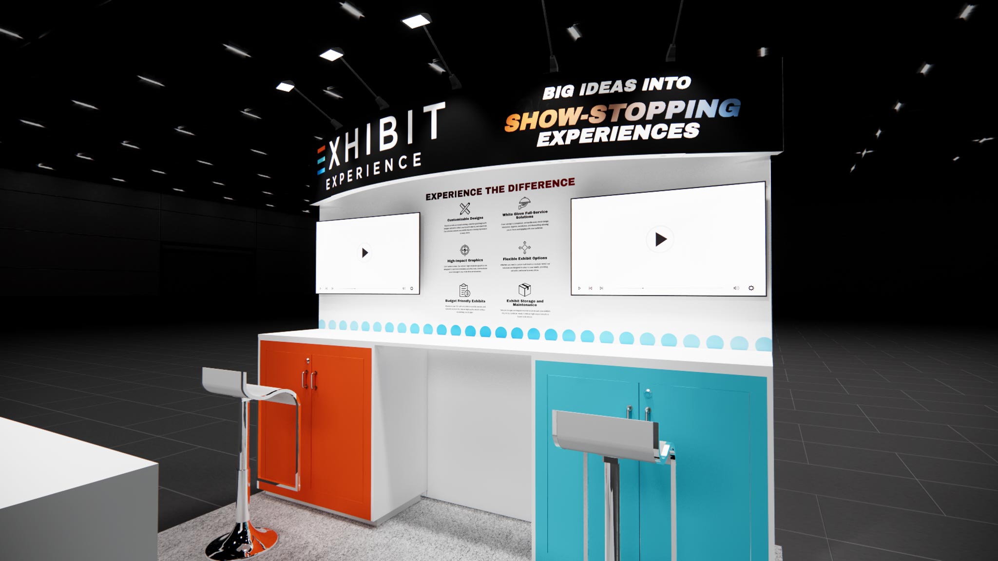 10 x 10 Affordable Trade Show Exhibit Rental Package – Option 7 — 10x10 10x10 Exhibit Rentals exhibit rental in Las Vegas, catalog image 5