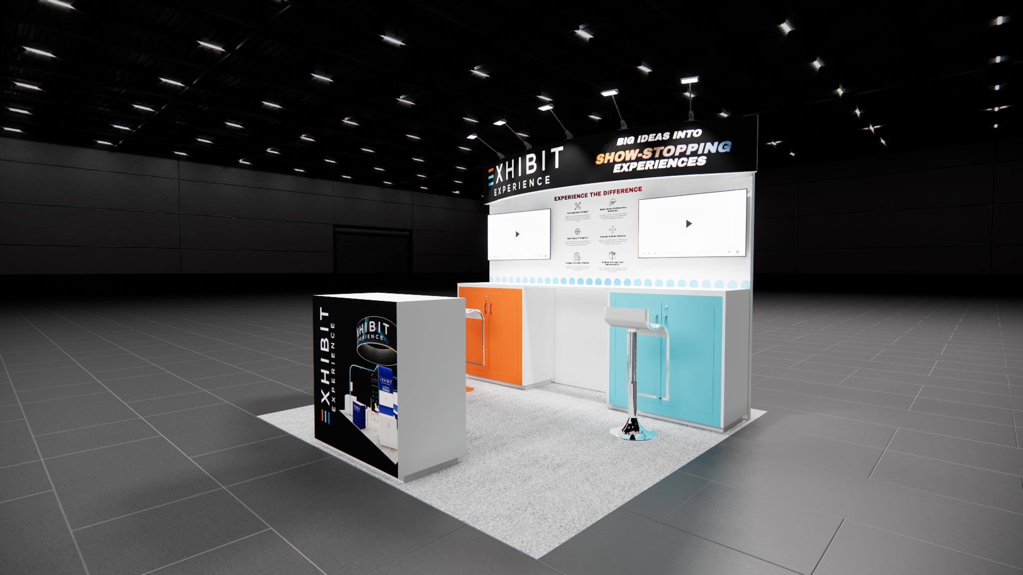 10 x 10 Affordable Trade Show Exhibit Rental Package – Option 7 — 10x10 10x10 Exhibit Rentals exhibit rental in Las Vegas, catalog image 4