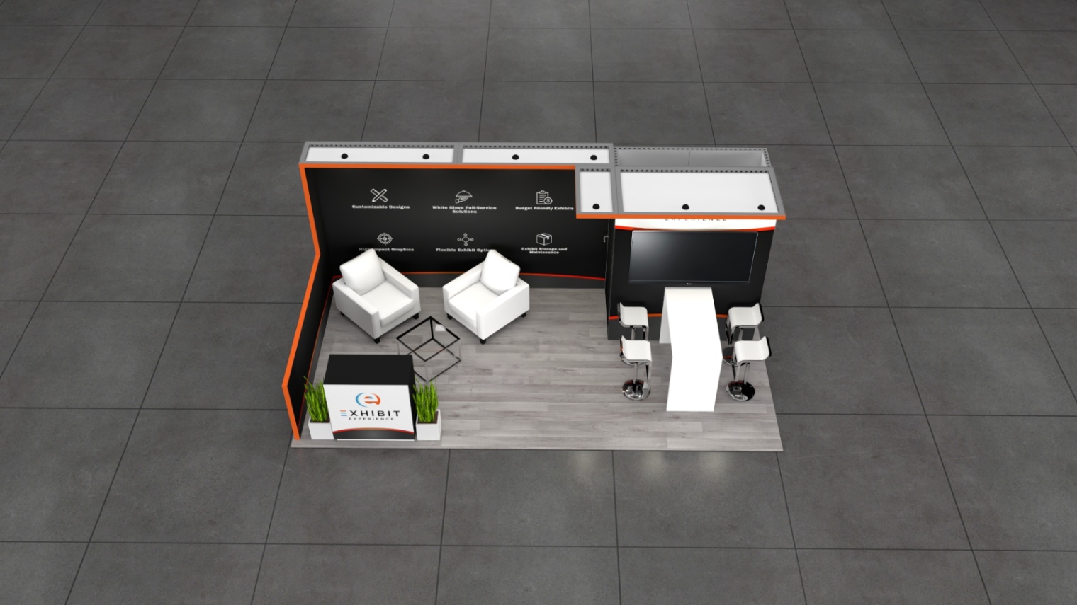 10 x 20 Affordable Trade Show Exhibit Rental Package – Option 1 — 10x20 10x20 Exhibit Rentals exhibit rental in Las Vegas, catalog image 7