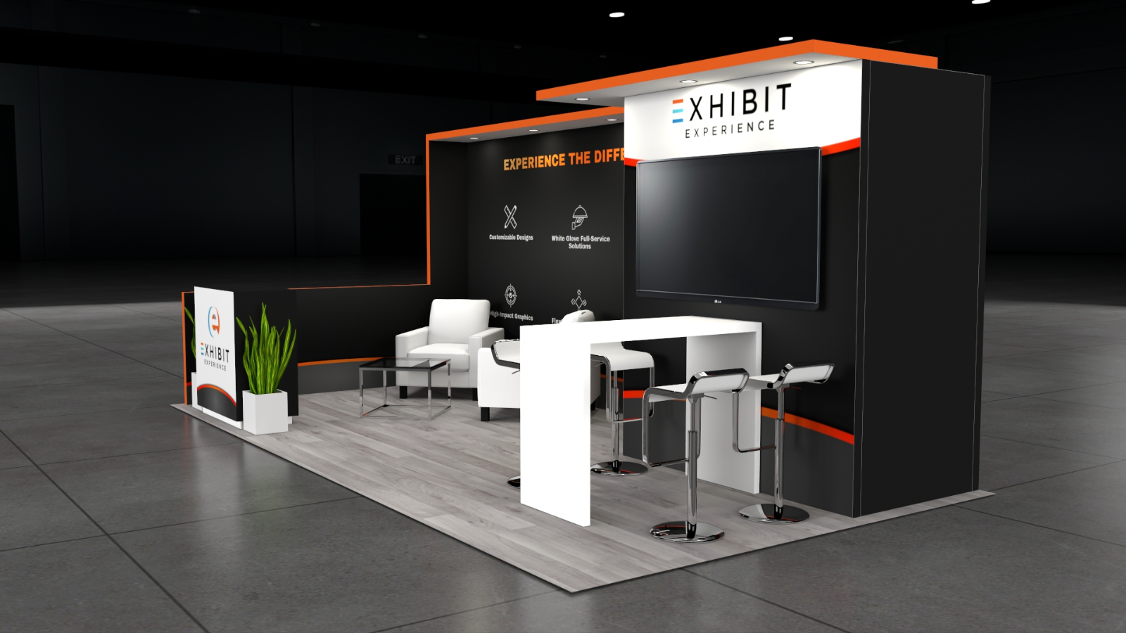 10 x 20 Affordable Trade Show Exhibit Rental Package – Option 1 — 10x20 10x20 Exhibit Rentals exhibit rental in Las Vegas, catalog image 6