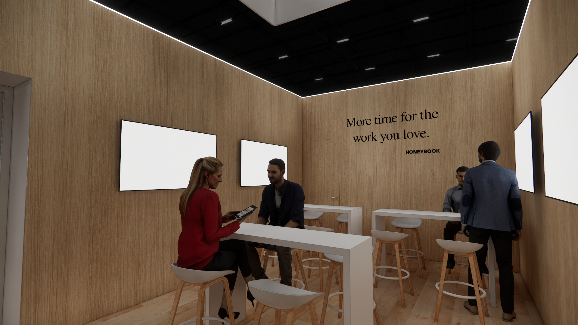 20x30 Trade Show Booth Rentals in Houston — 20x30 trade show exhibit rental in Las Vegas, catalog image 3