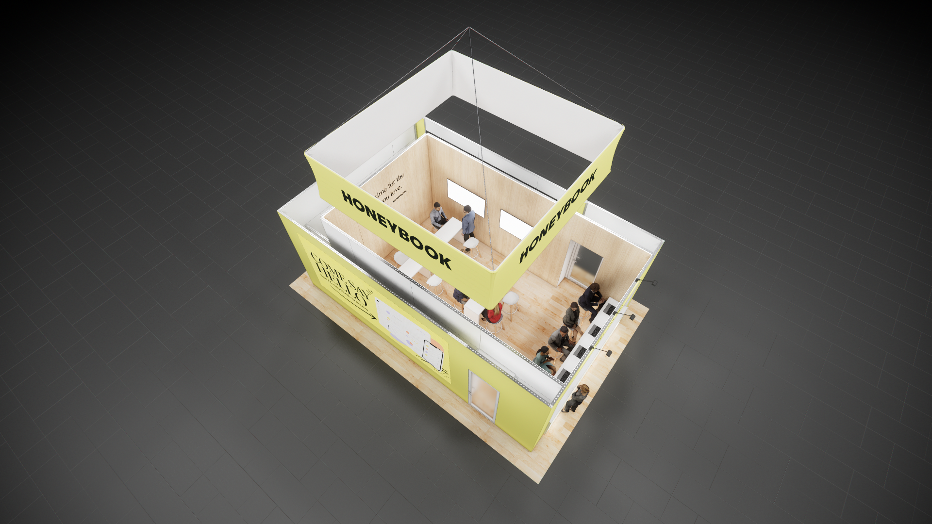 20x30 Trade Show Booth Rentals in Houston — 20x30 trade show exhibit rental in Las Vegas, primary catalog image